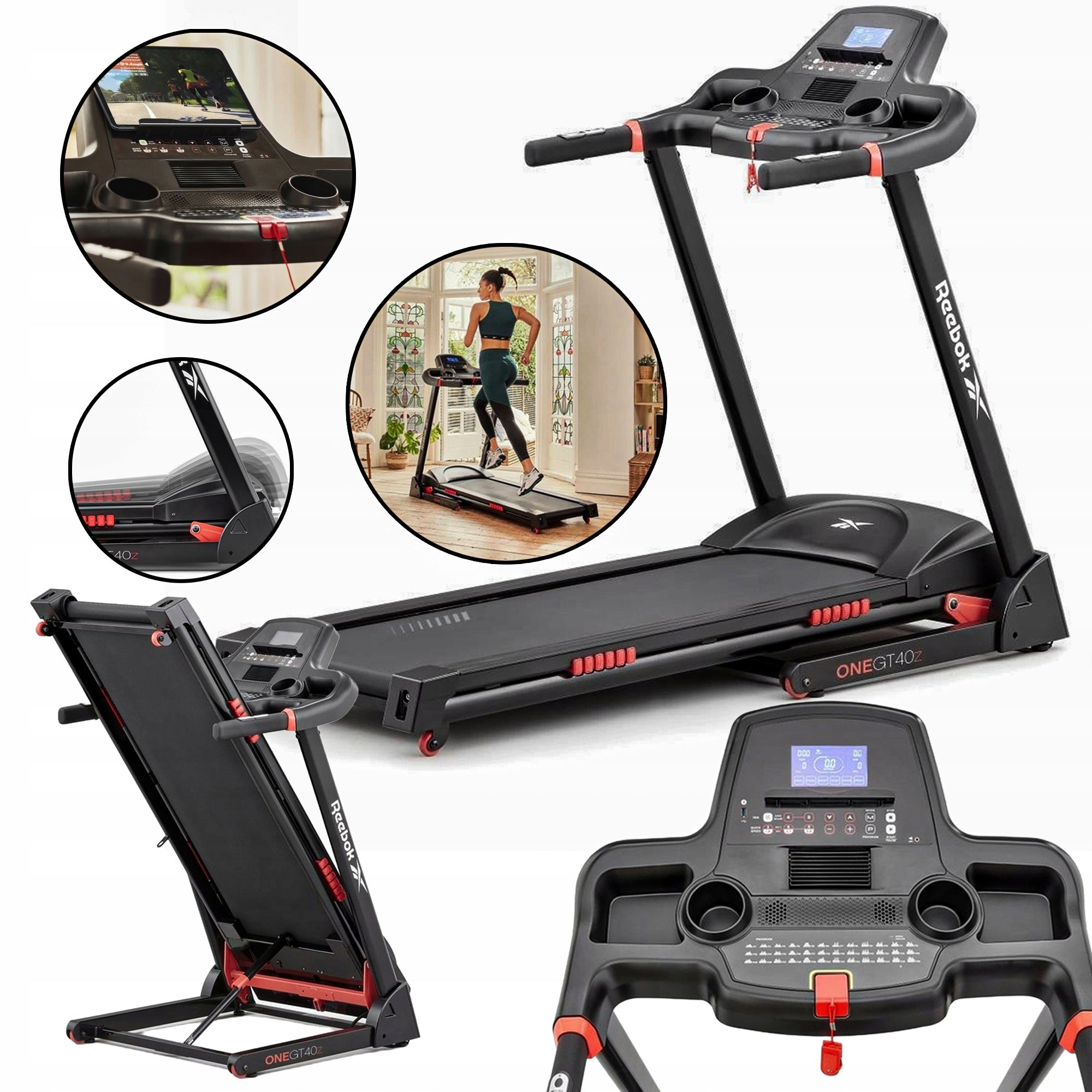 Electric treadmill training Reebok GT40z 18km/h up to 110 kg home fitness
