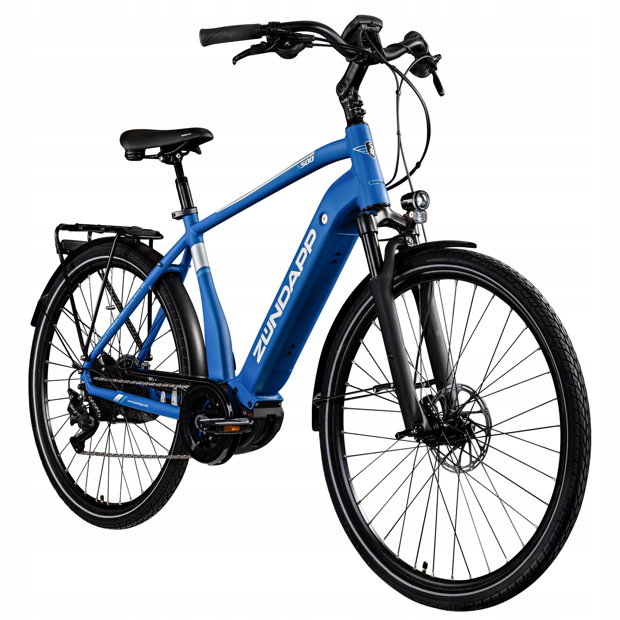 Electric trekking bike Zundapp X500 28" 250W Bosch 51cm blue Foldability partially assembled, calibrated
