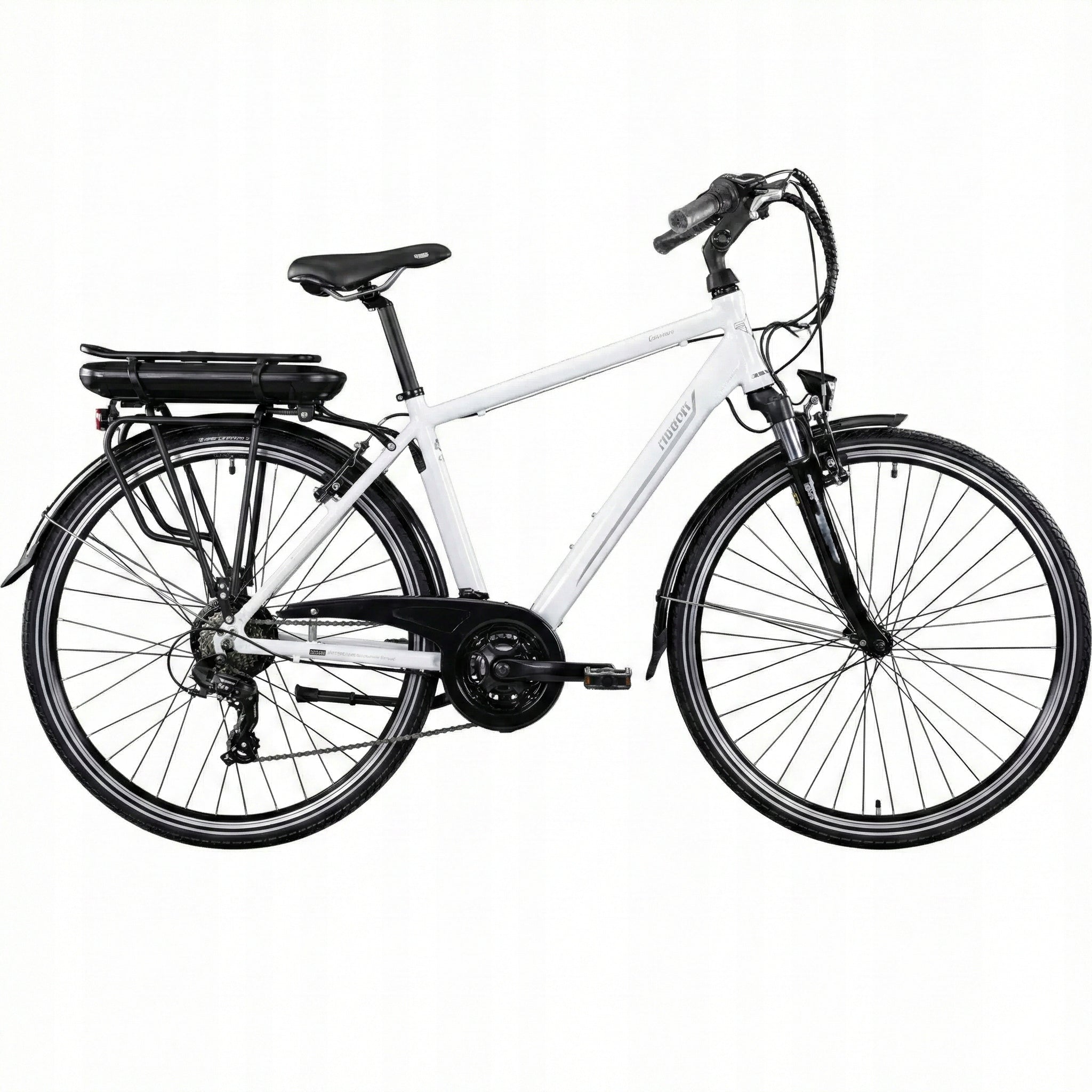 Electric trekking bike Zundapp Z802 19" 28" 250W 10,4Ah white Foldability partially assembled, calibrated
