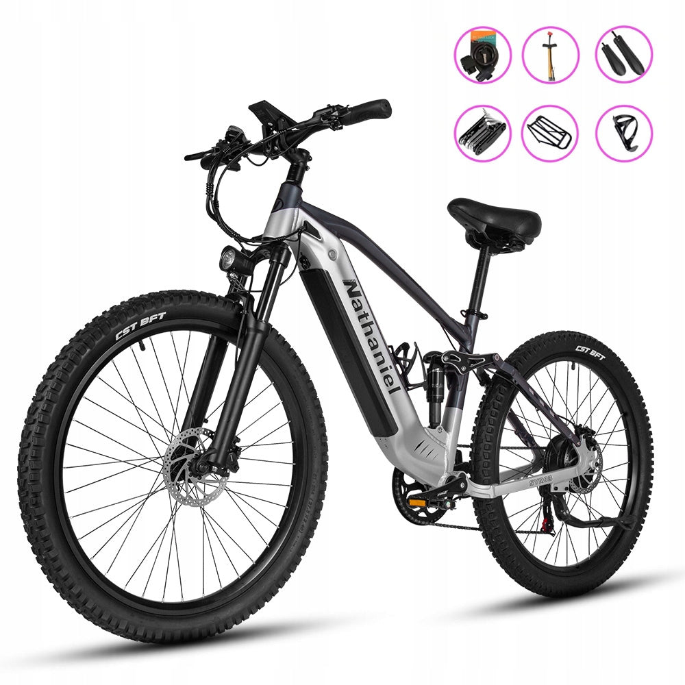 Electric vehicle 1000W 98NM SAMSUNG 20AH 42km/h Oil Brake 27.5*2.4"