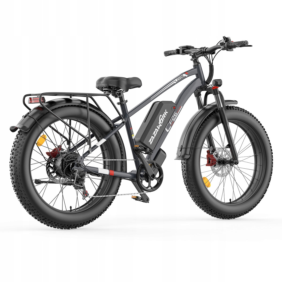 Electric vehicle 1500W 20AH 50KM/H 120km 26" hydraulic ZAZAWORK+Helmet Packaging status original