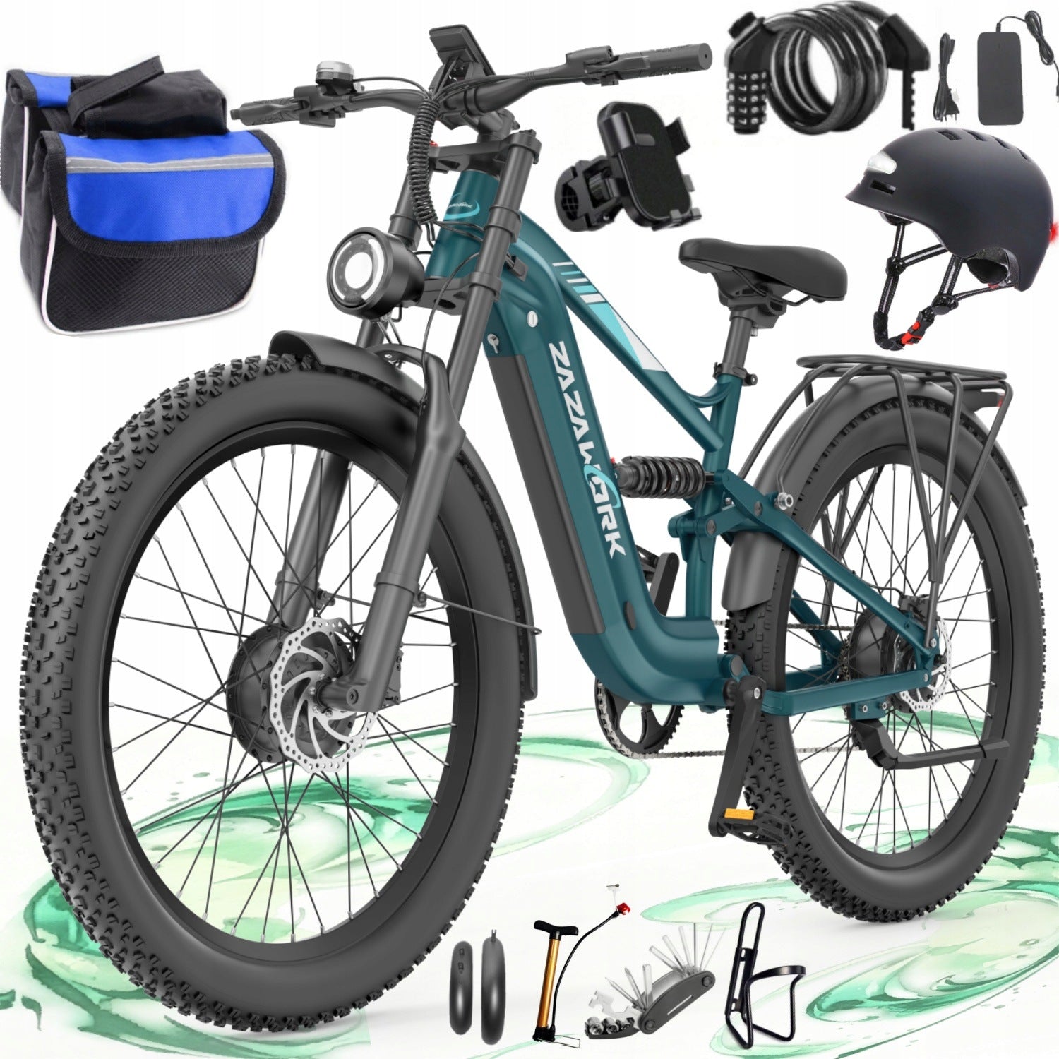 Electric vehicle 2000W ZAZAWORK 27,5" 20Ah LG 50kmh 120km Oil brake
