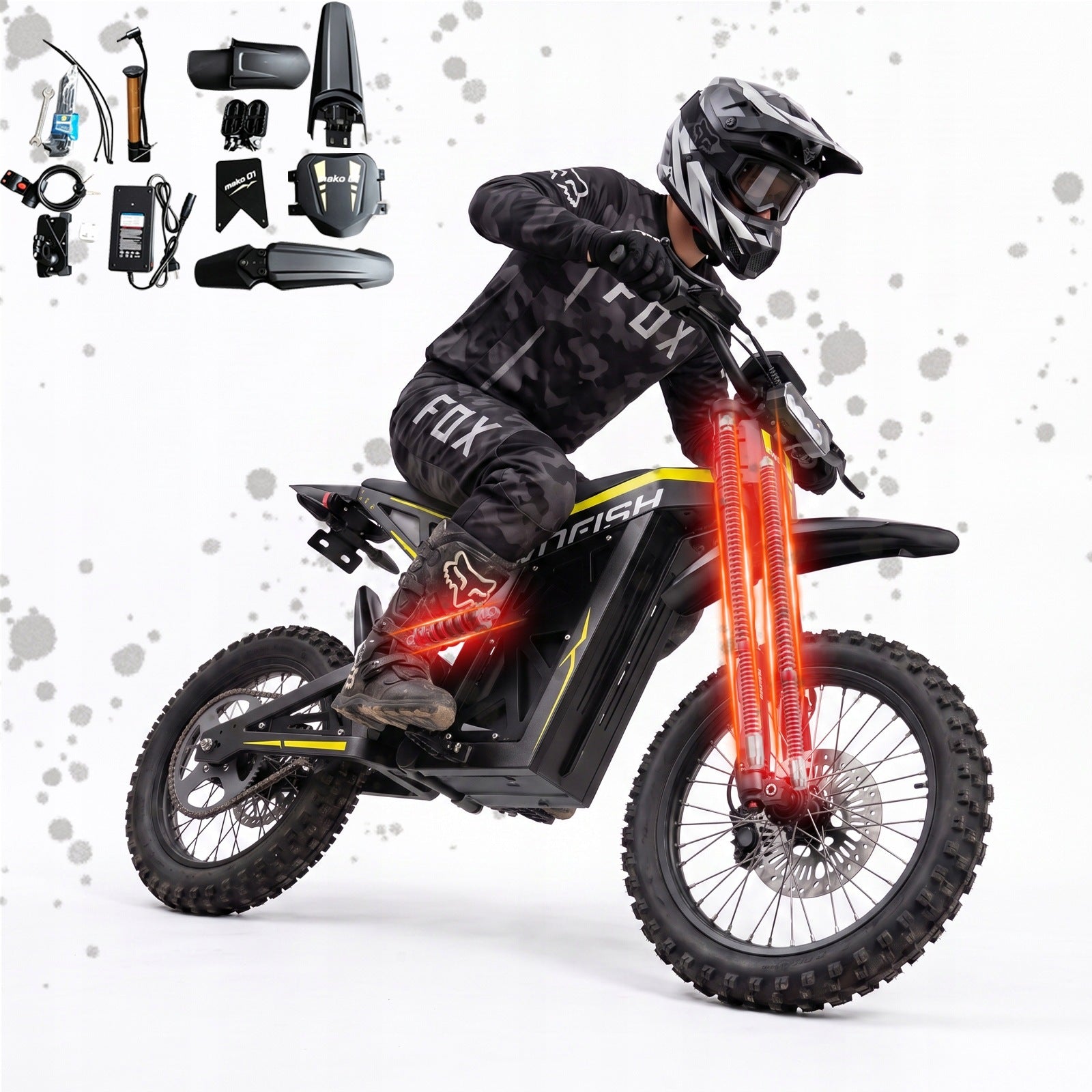 Electric vehicle 52V25AH 80km/h Off-road Electric motorcycles mako 01