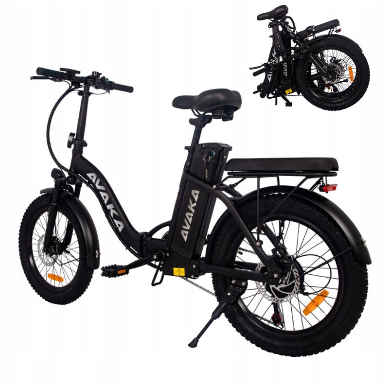 Electric vehicle AVAKA 500W 32KM/H 100KM 48V18.2AH adults city folding