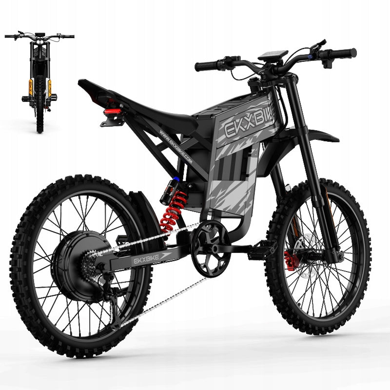 Electric vehicle EKX TX1 6000W 72km/h 60V30AH oil brake offroad Emotorcycle