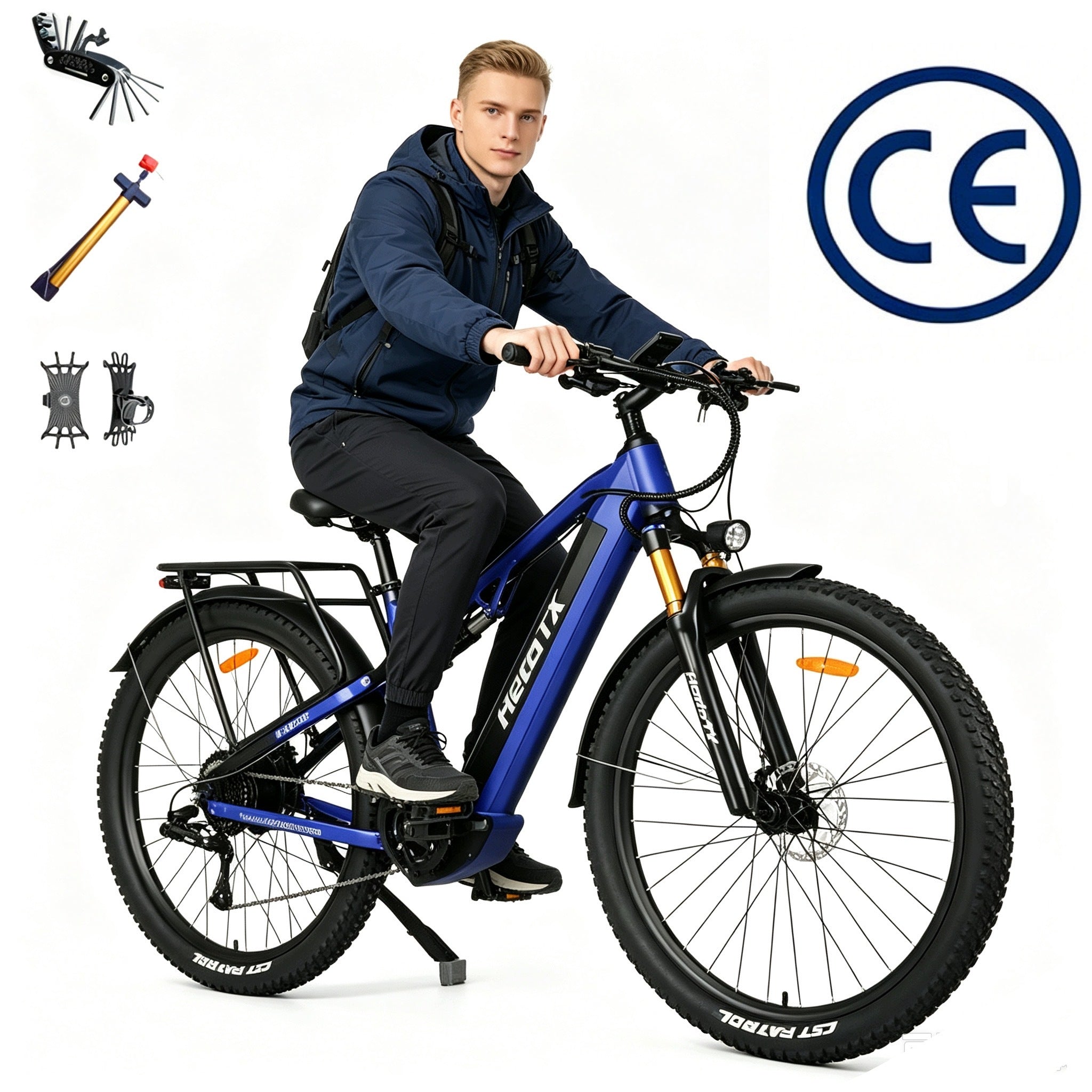 Electric vehicle HedaTX TX19 1000W 48V19.2Ah 45km/h 70km 29" with