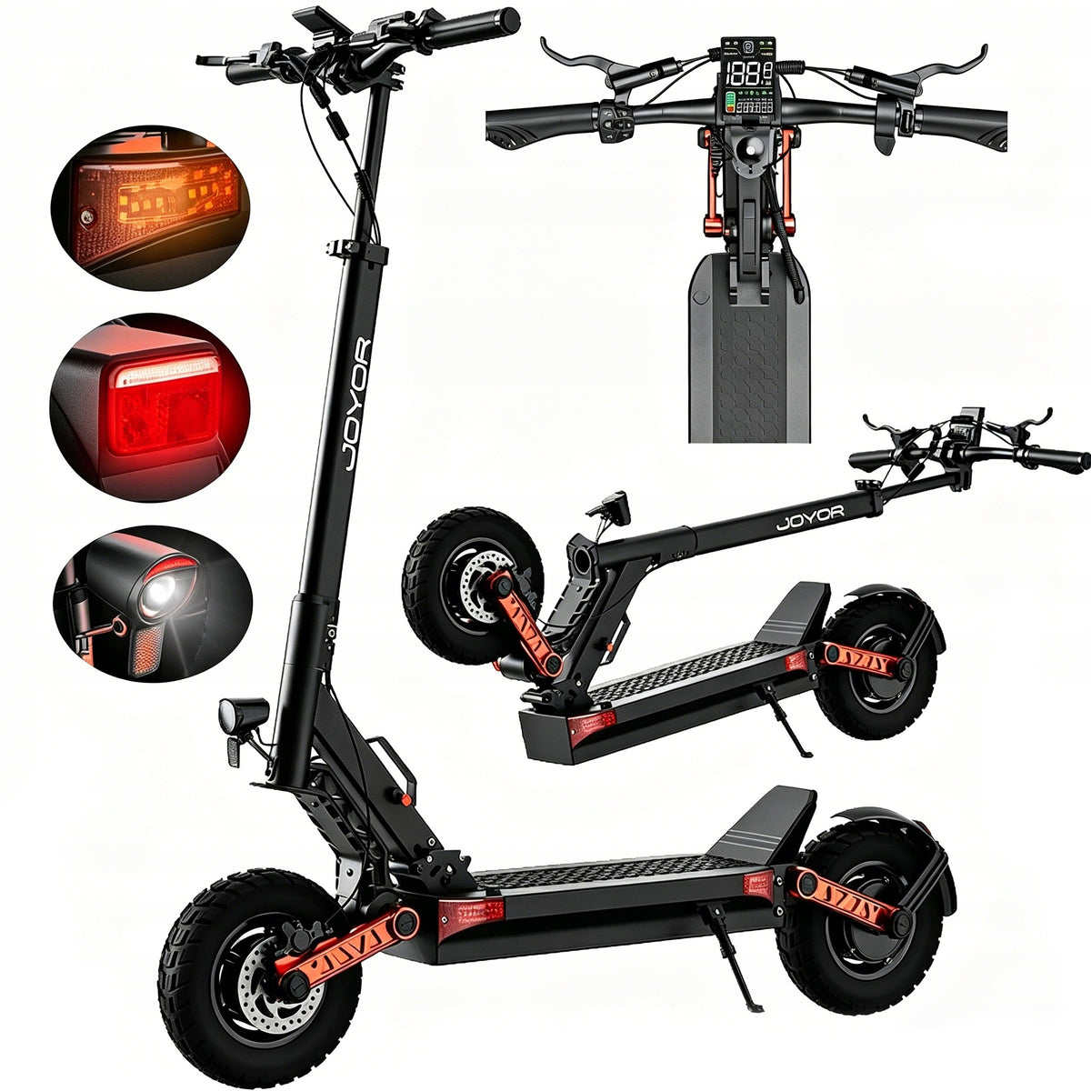 Electric vehicle JOYOR S10-S-Z 2000W 65km/h 60V 75km Folding