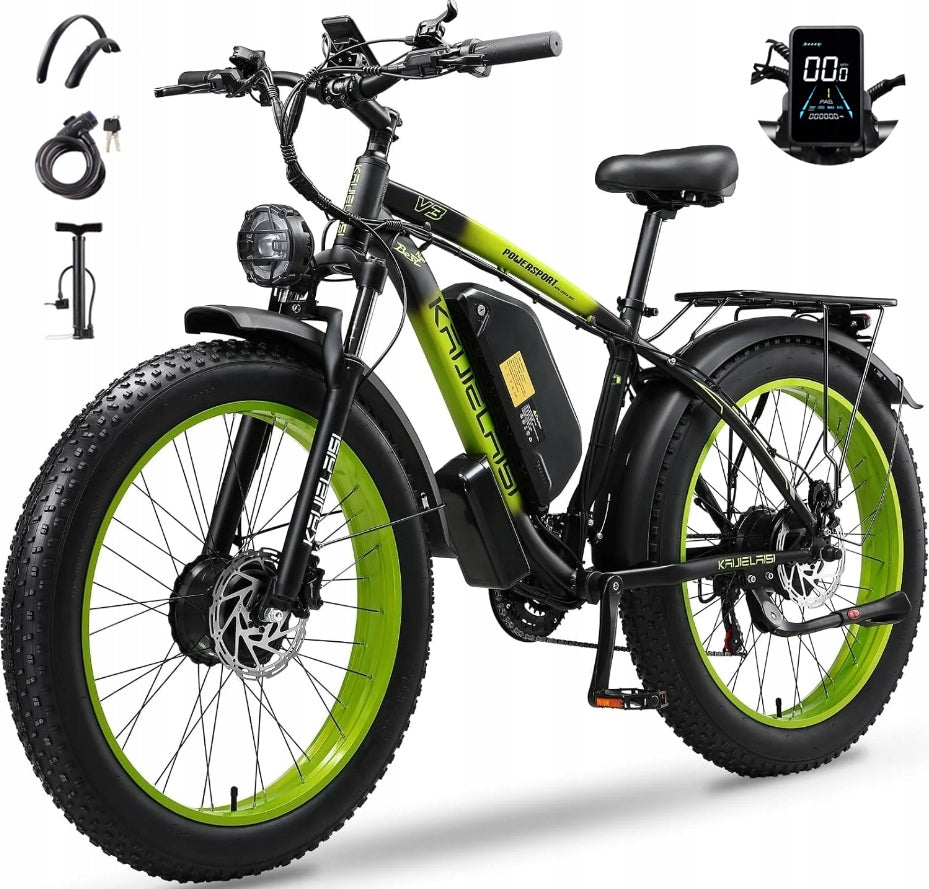 Electric vehicle KAIJIELAISI V3 4000W 23AH 55km/h 100km 26" hydraulic