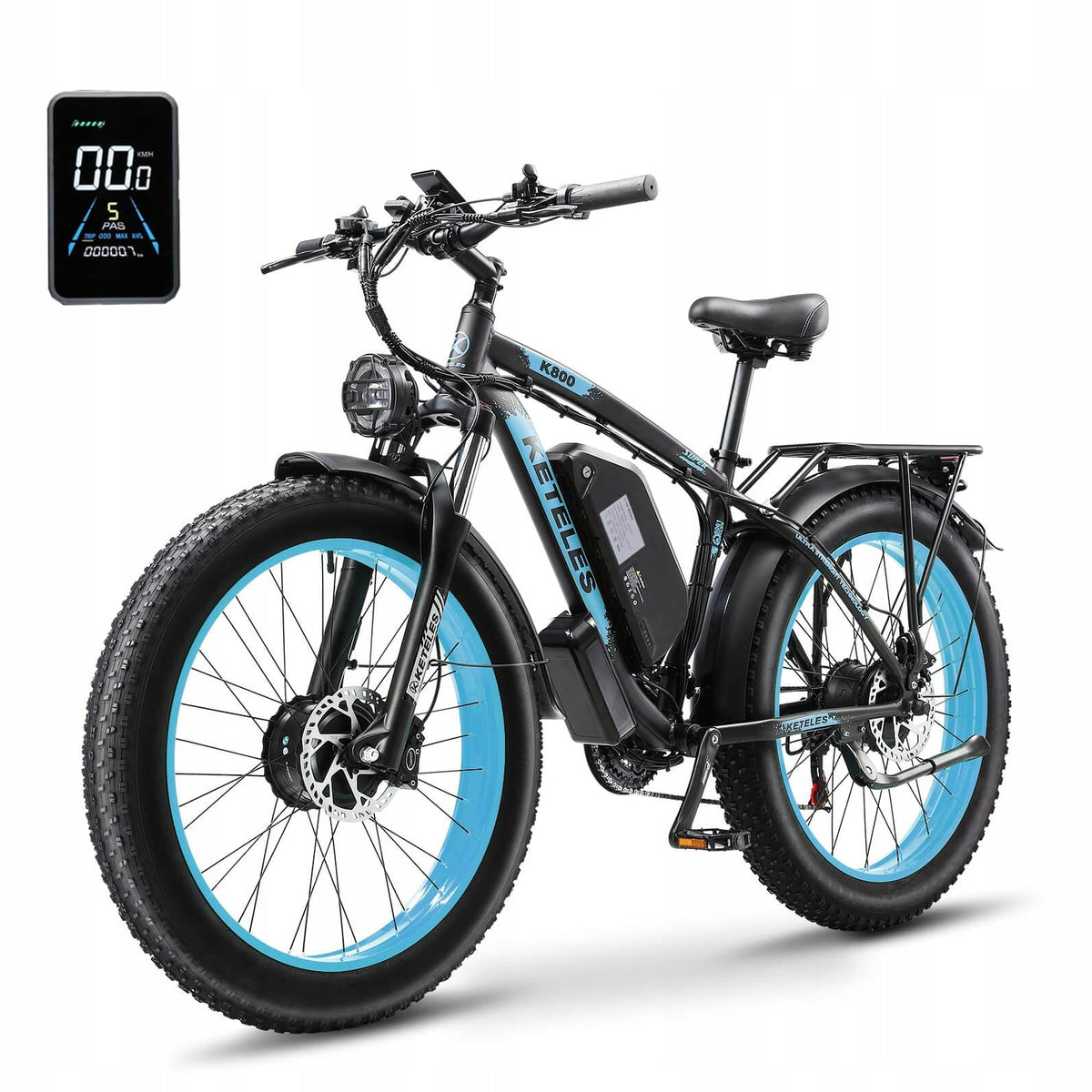 Electric vehicle KETELES K800 2000W 23AH 26"Thick tires Two engines Brand no brand