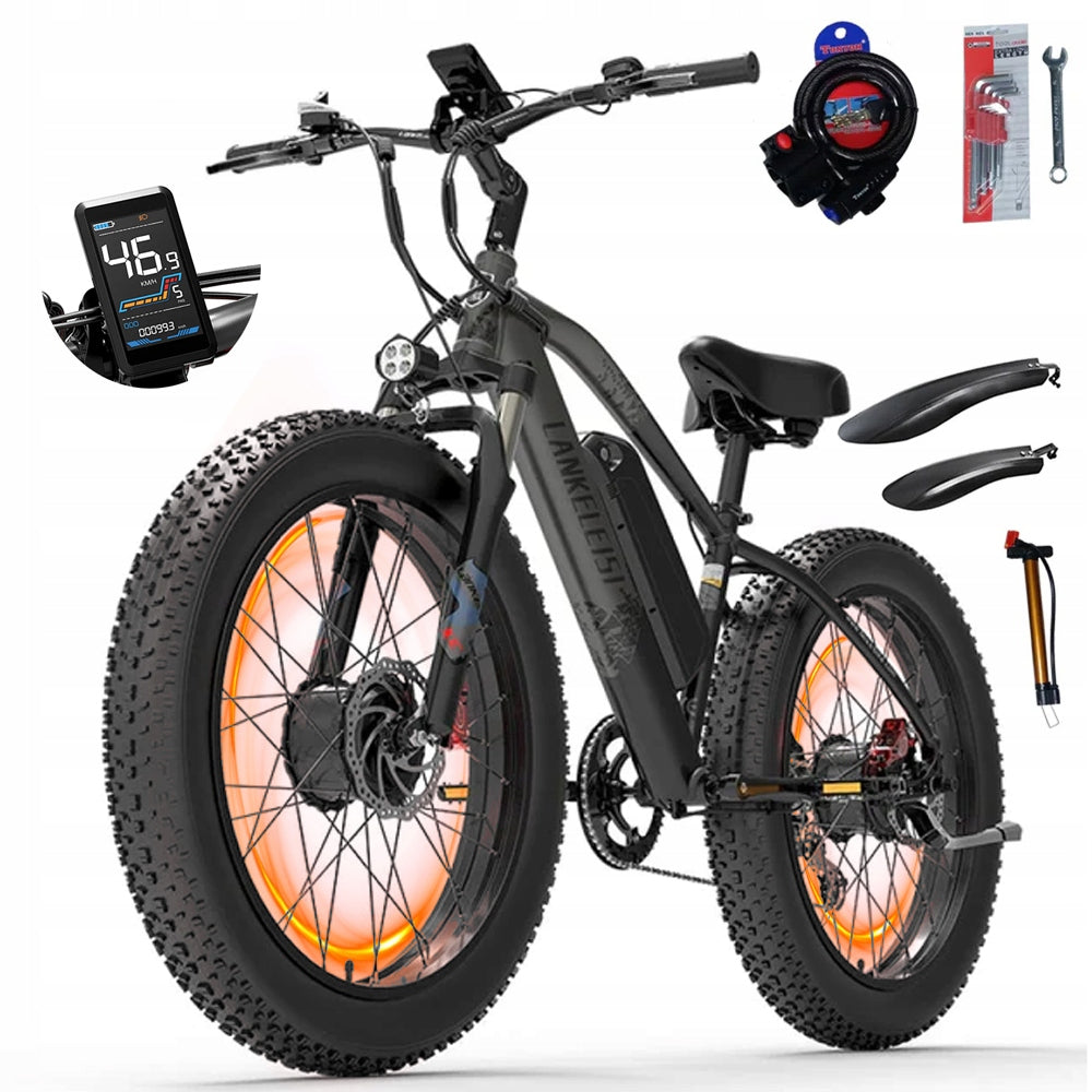 Electric vehicle LANKELEISI MG740 Plus 2000W Samsung 48V 20Ah 51KM/H PL
