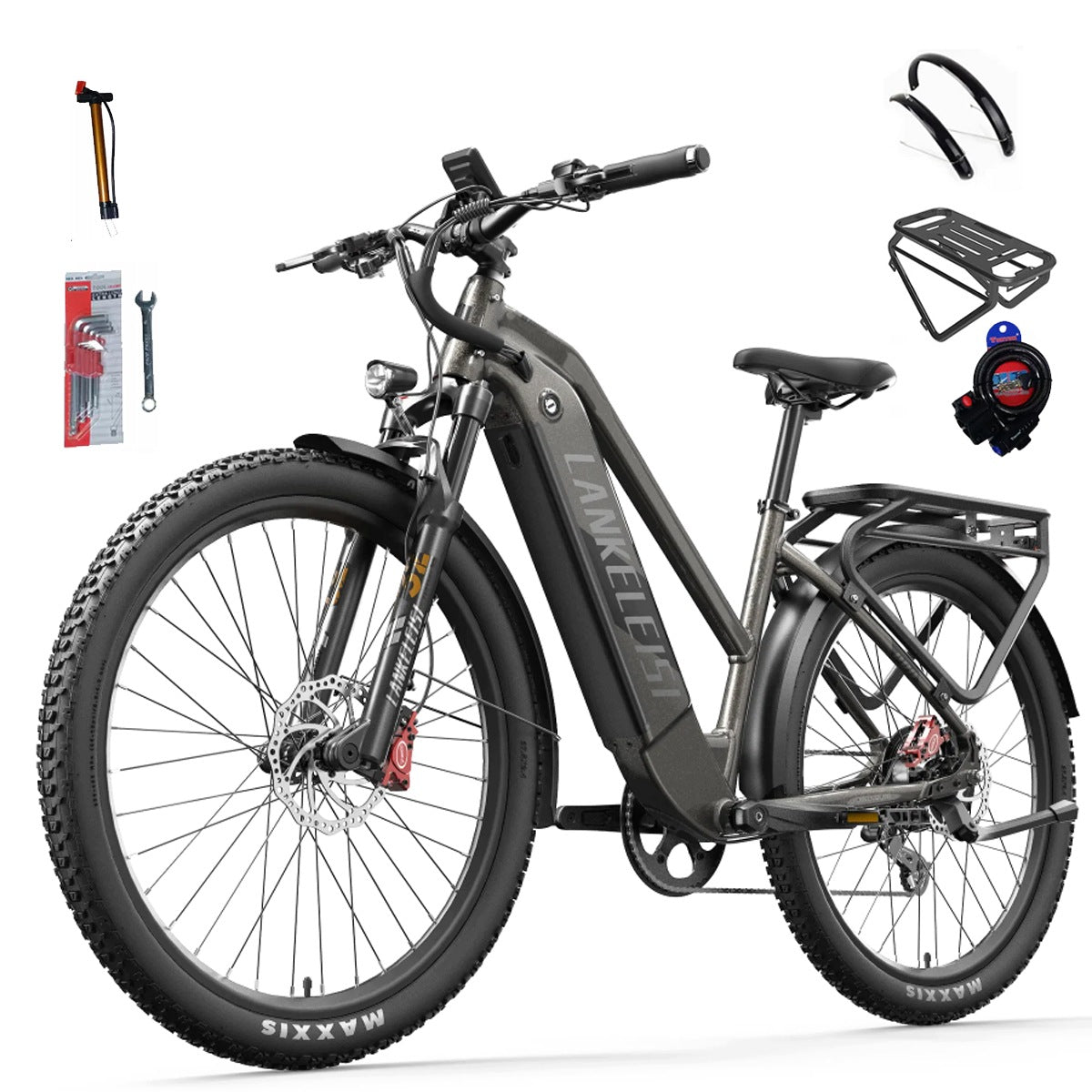 Electric vehicle LANKELEISI MX600 PRO 750W 20AH 150KM 40km/h 27,5"Terenow Brand Lankeleisi
