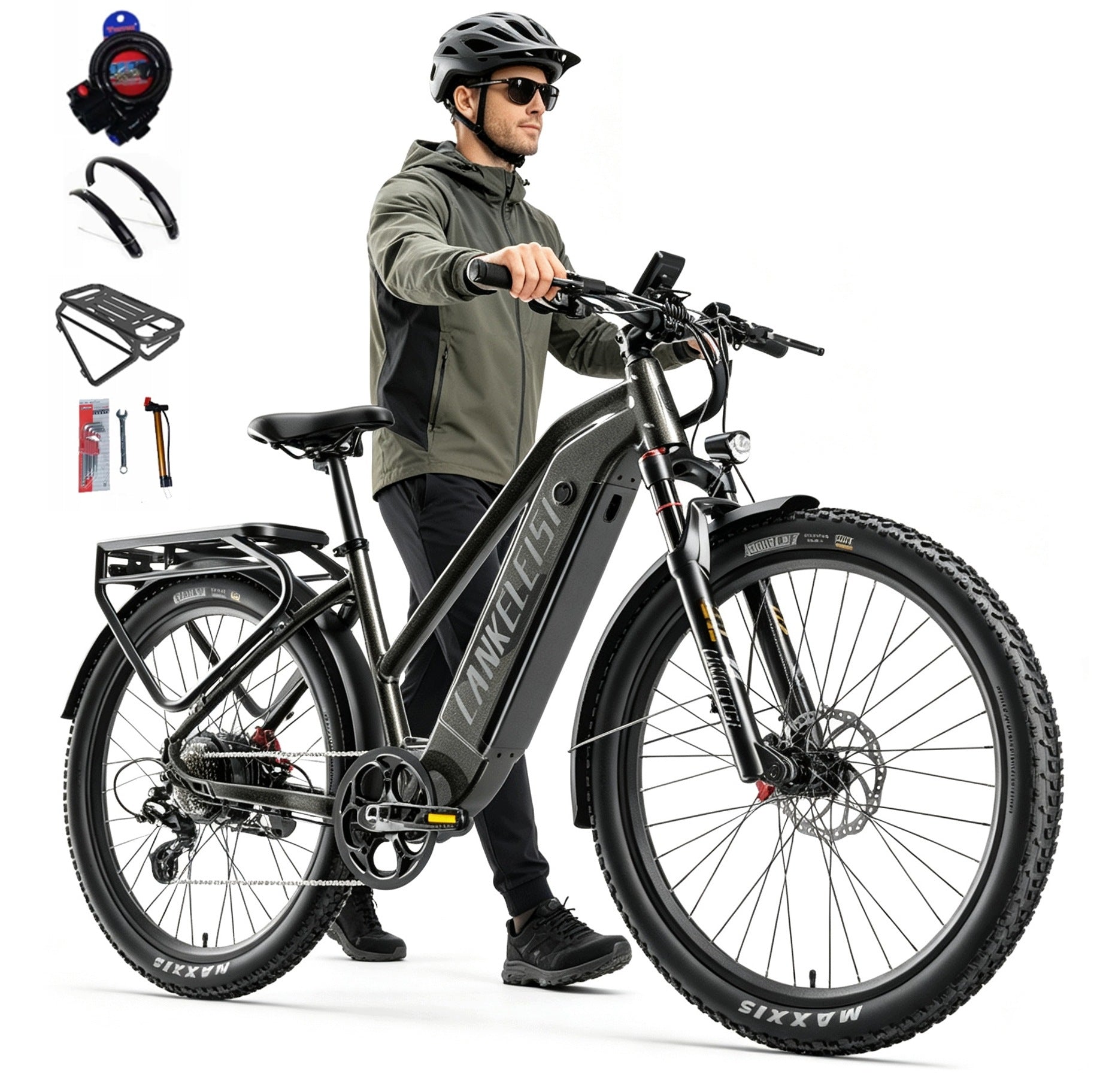 Electric vehicle LANKELEISI MX600 PRO 750W 20AH 150KM 40km/h 27,5"Terenow