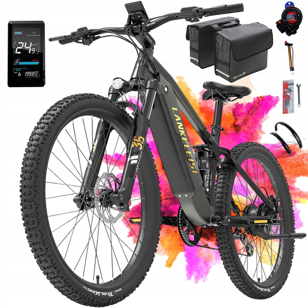 Electric vehicle LANKELEISI RX600PRO 1000W 48V 20Ah SAMSUNG 44KM/H+bag