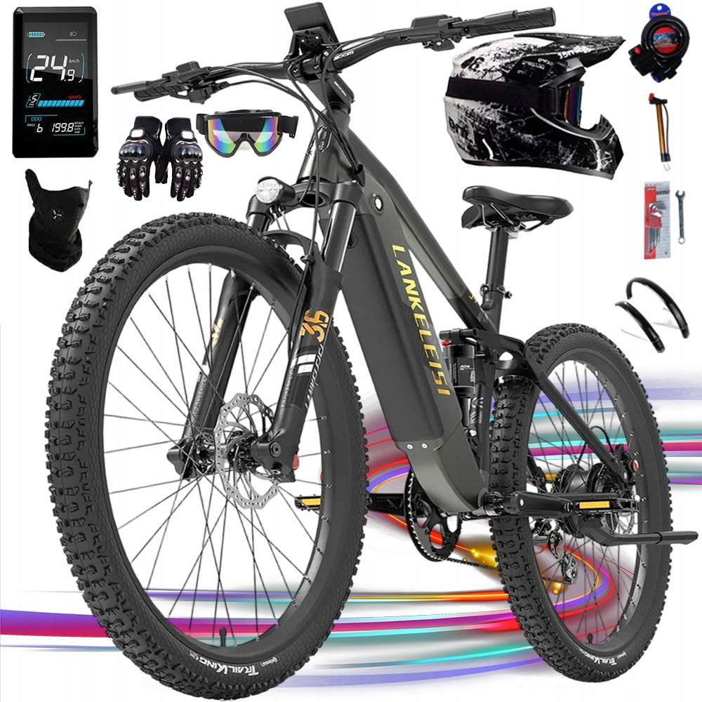Electric vehicle LANKELEISI RX600PRO 1000W 48V 20Ah SAMSUNG 44KM/H+helmet