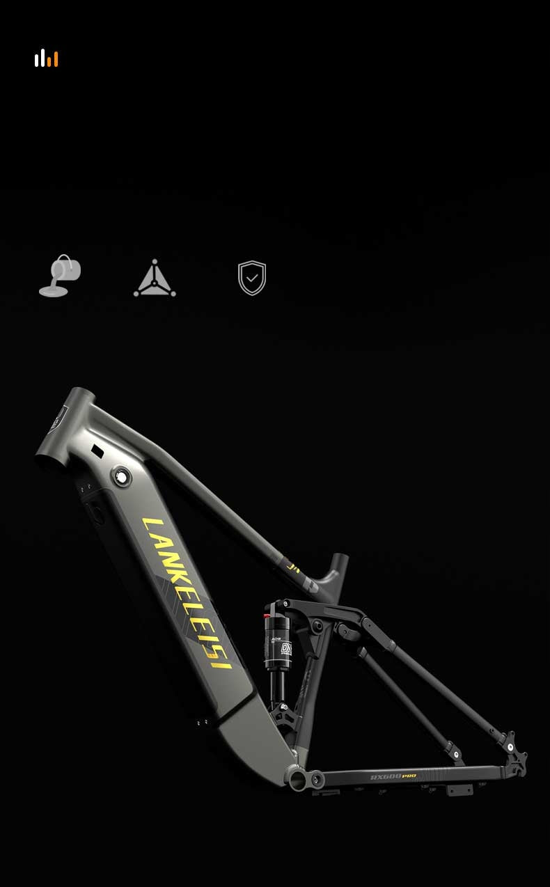 Electric vehicle LANKELEISI RX600PRO 2026 1000W 48V20AH 44KM/H 150KM 29" Foldability self-assembly, adjustable