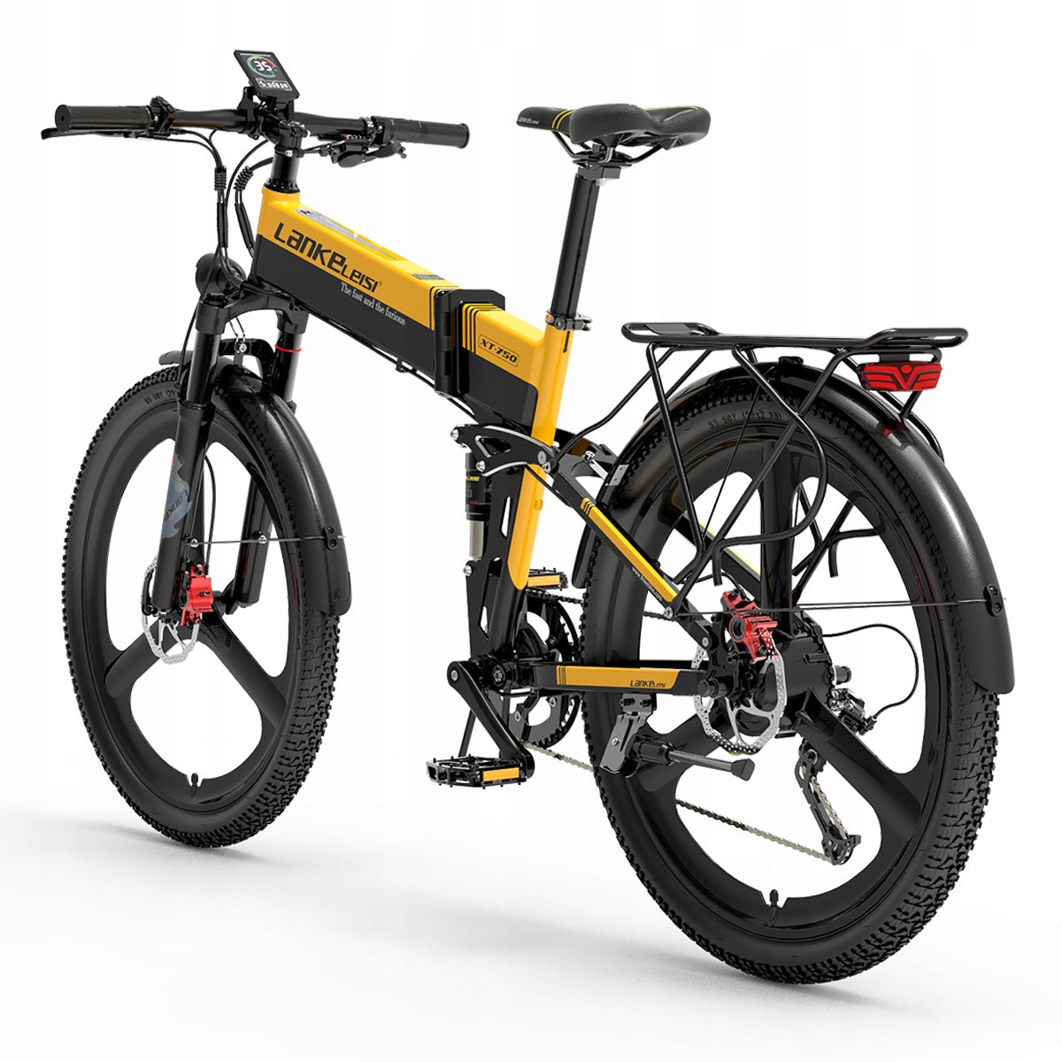 Electric vehicle LANKELEISI XT750 Sports 500W 12,8AH 35KM/H 110KM 26" PL Brand Lankeleisi