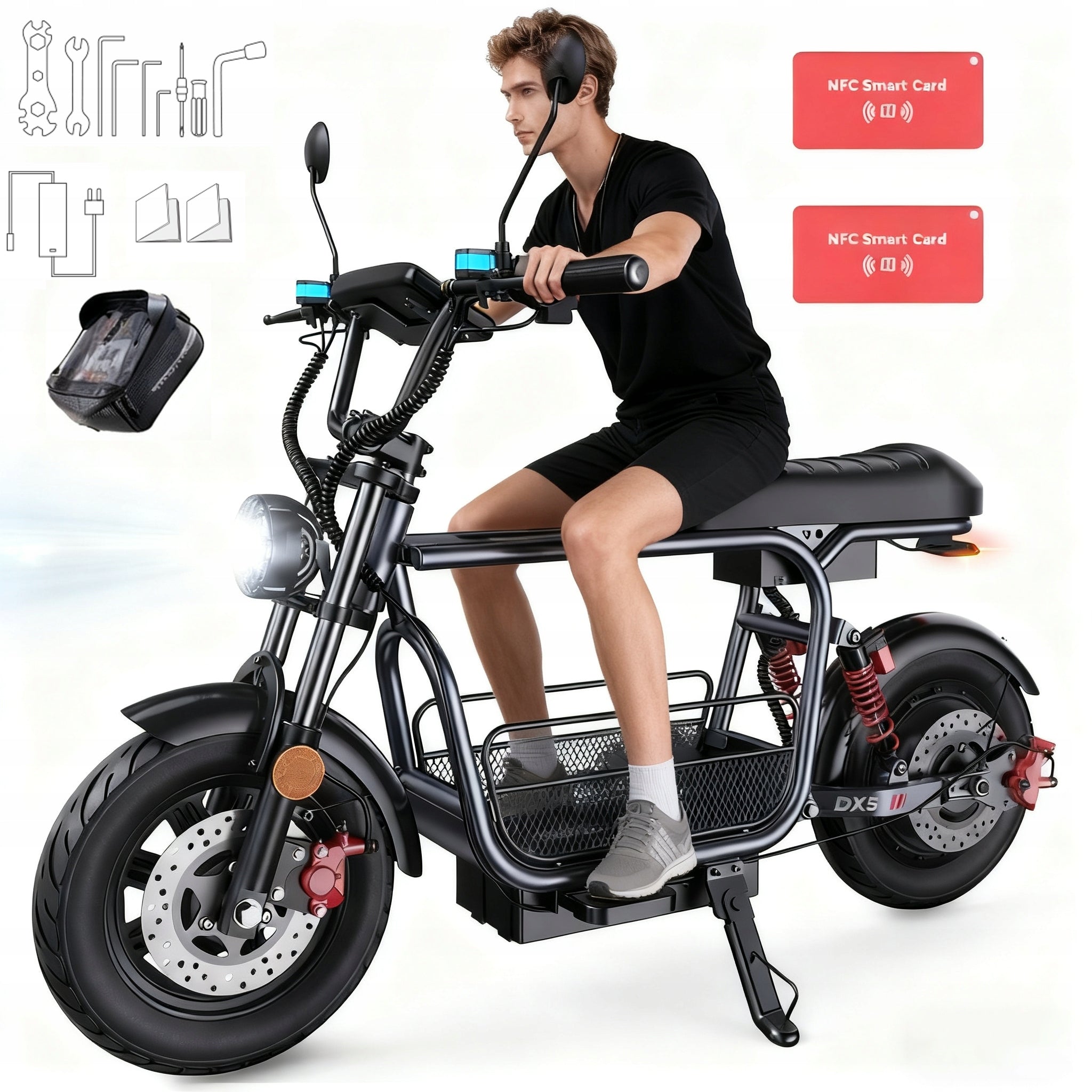 Electric vehicle Powerful 1500w for Grocery Shopping 72KM