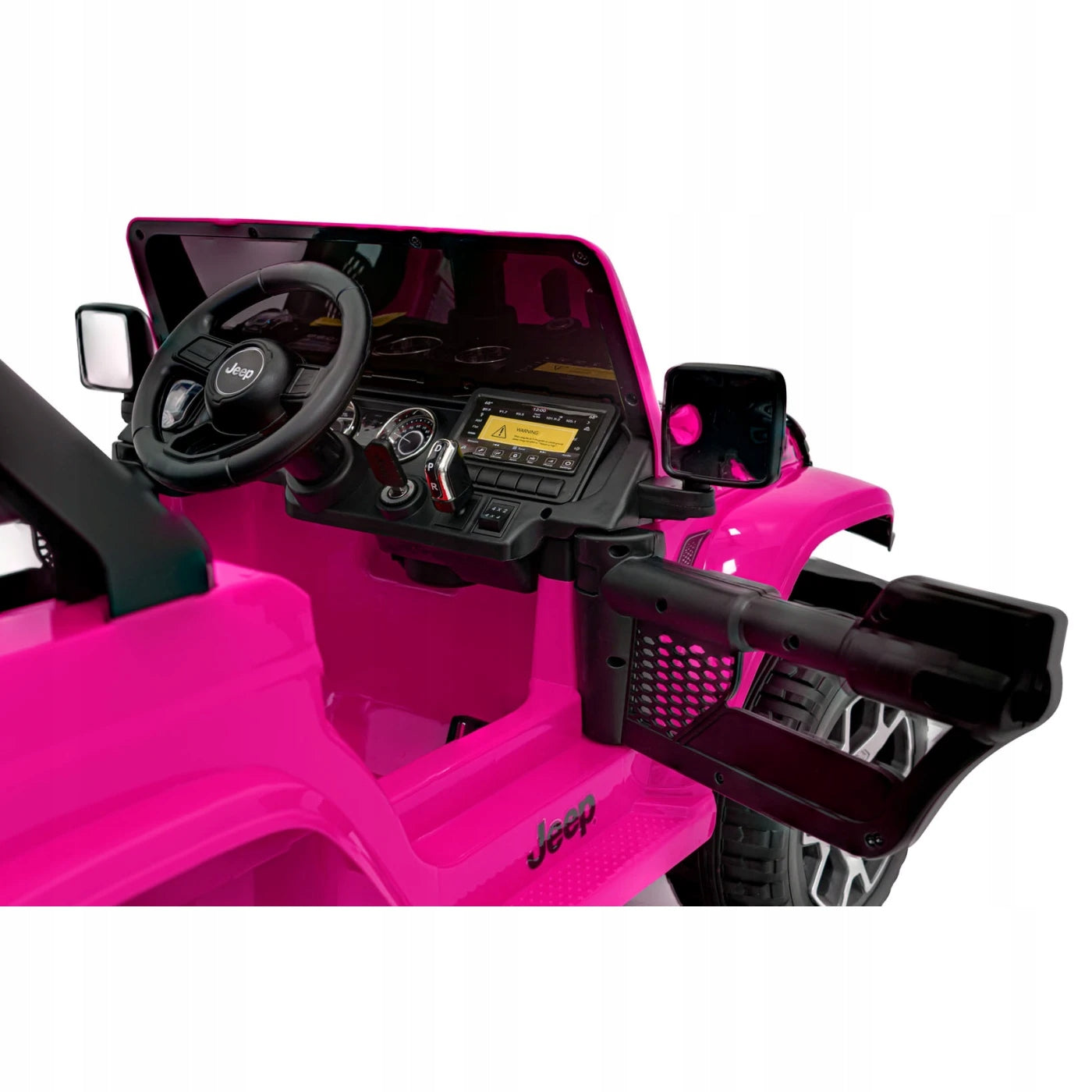 Electric vehicle Ramiz Jeep Wrangler Rubicon pink 4x4 with remote control Brand Ramiz