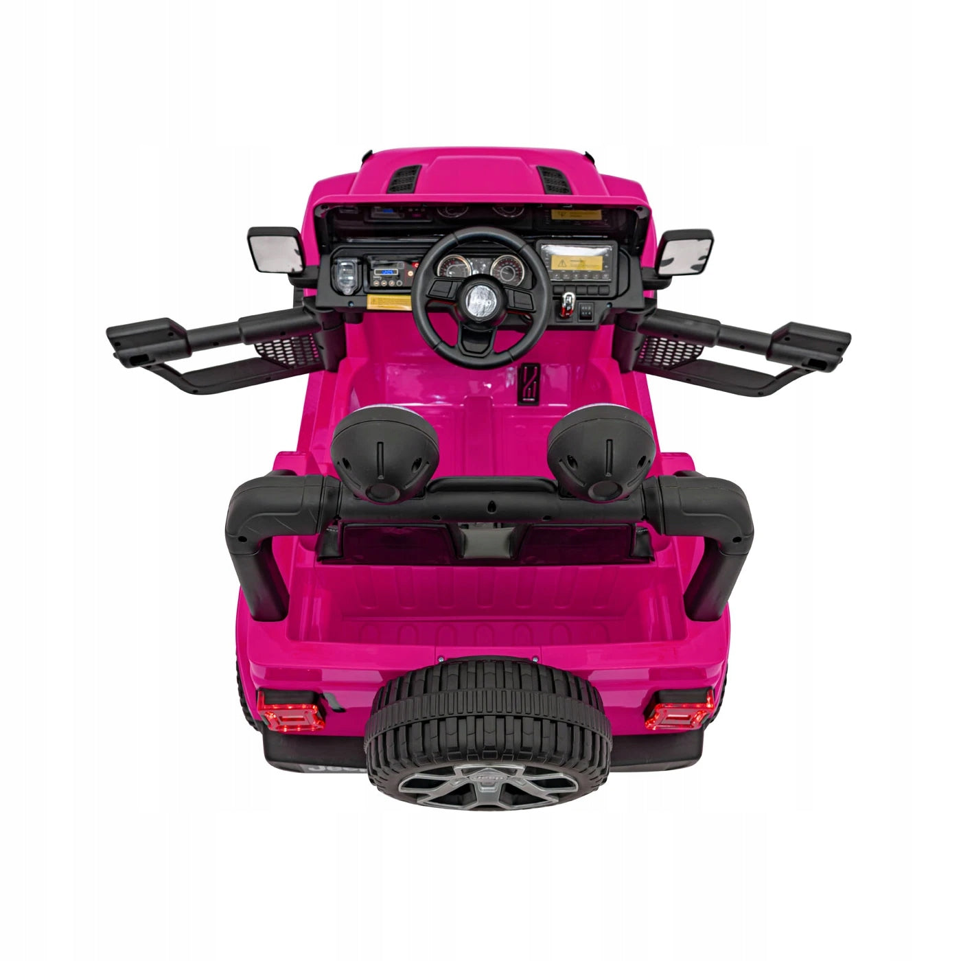 Electric vehicle Ramiz Jeep Wrangler Rubicon pink 4x4 with remote control Kid's age 12＋ months