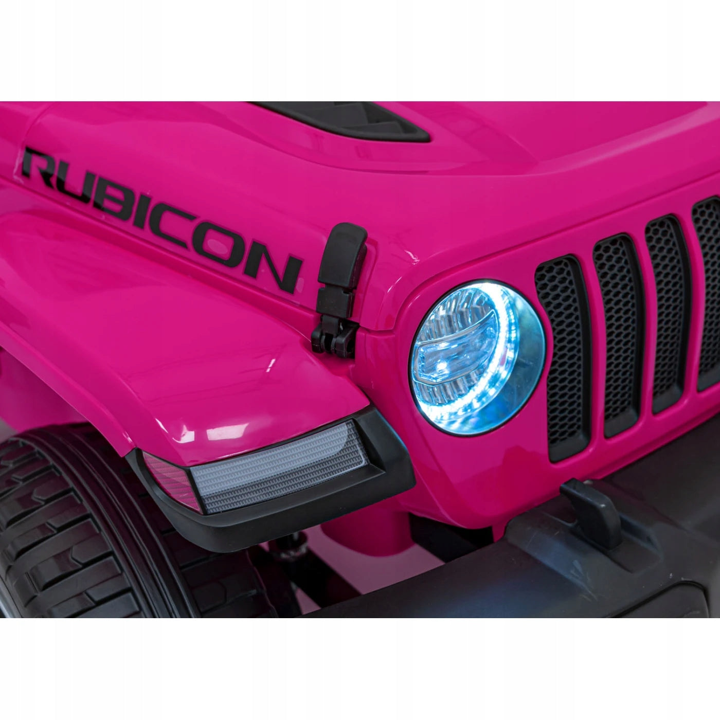 Electric vehicle Ramiz Jeep Wrangler Rubicon pink 4x4 with remote control Maximum load 35 kg