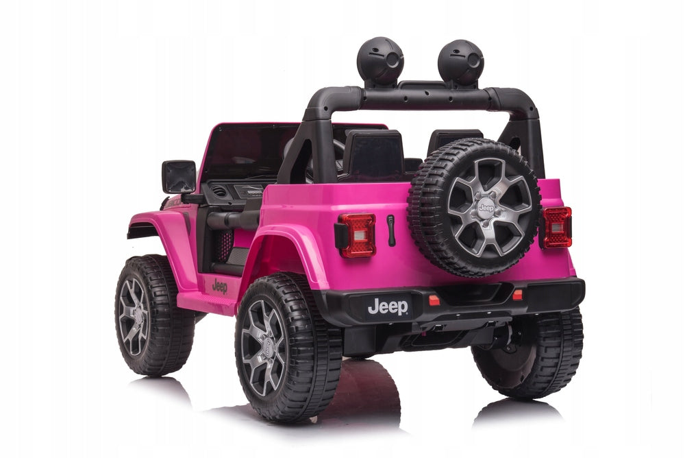 Electric vehicle Ramiz Jeep Wrangler Rubicon pink 4x4 with remote control Packaging status original
