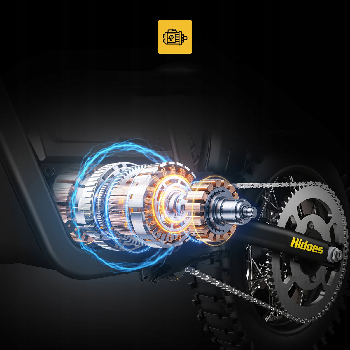 Electric vehicle for adults Motorcycles Hidoes 3500W 55km/h 48V23Ah 70km Manufacturer code Hidoes G2