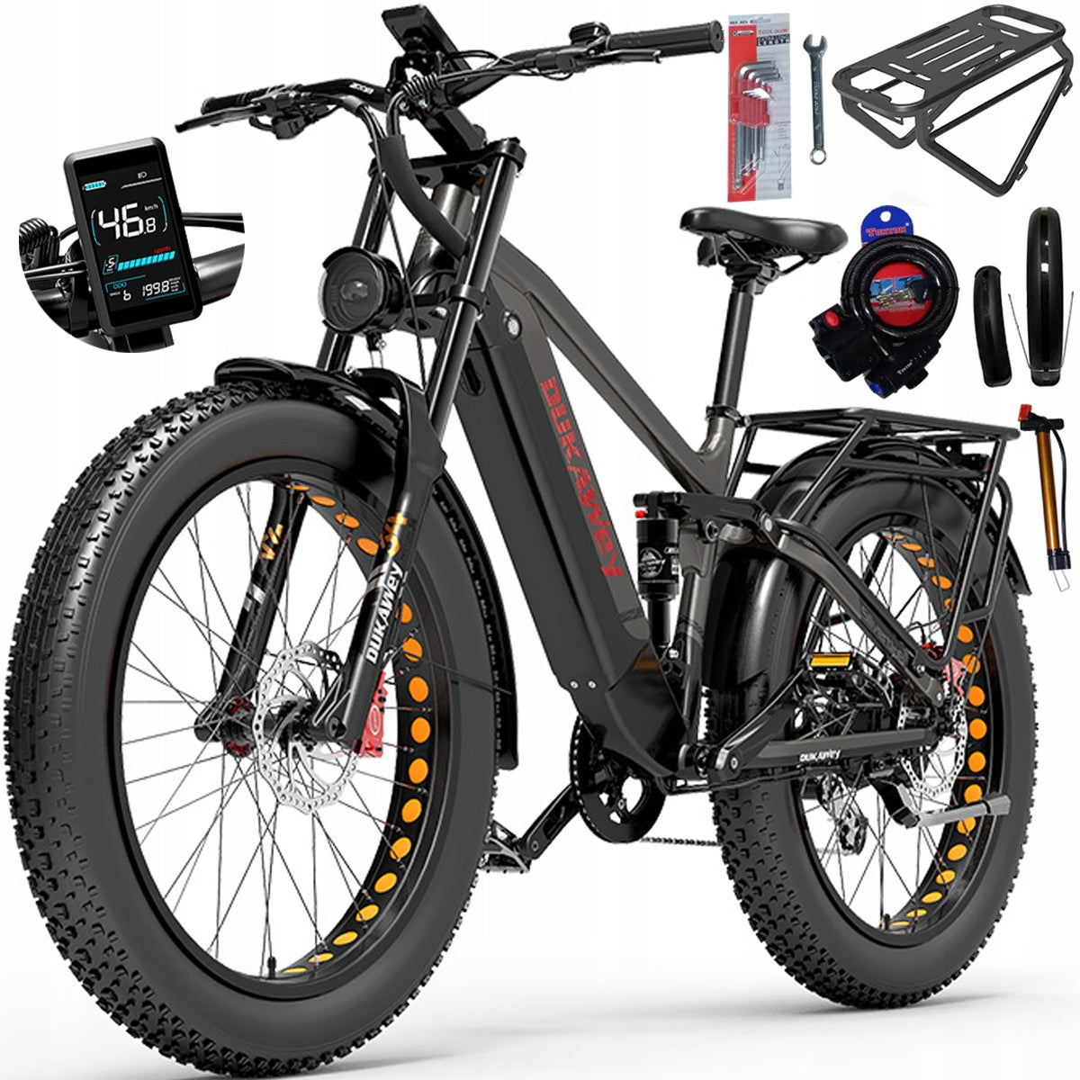 Electric vehicle male/female LANKELEISI Silvertip8 1000W 52V20AH SAMSUNG