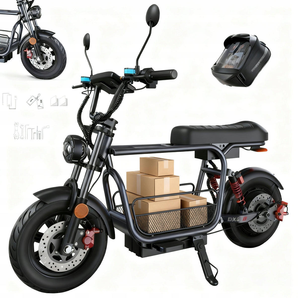 Electric vehicles Agileride 1500W 72KM 55KM/H 72KM 15" 48V15.6Ah with NFC