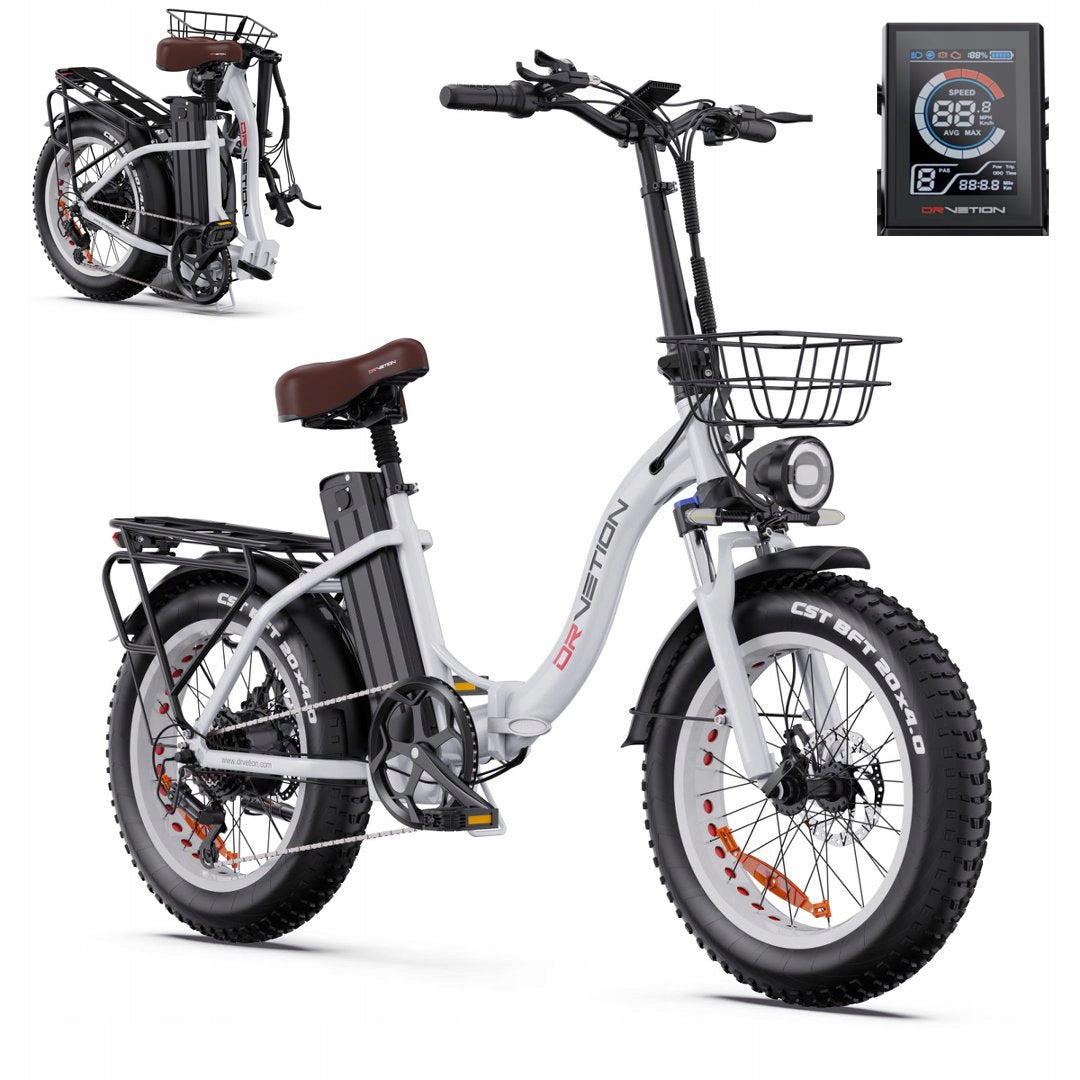 Electric vehicles DRVETION CT20 750W 55km/h 48V 20AH 20" fat tire