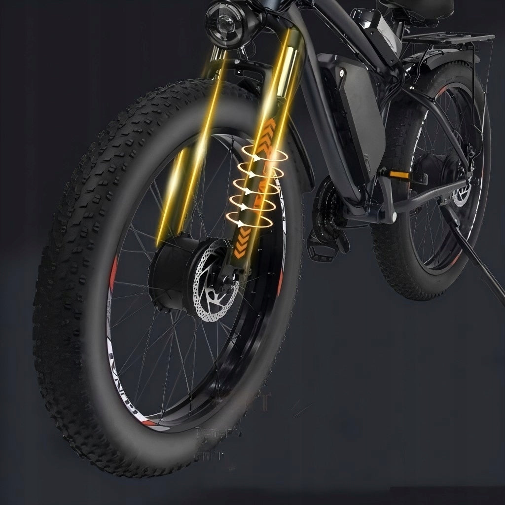 Electric vehicles Gunai GN88 2000w 55km/h 130HP 48V 22Ah MTB 26” Color black