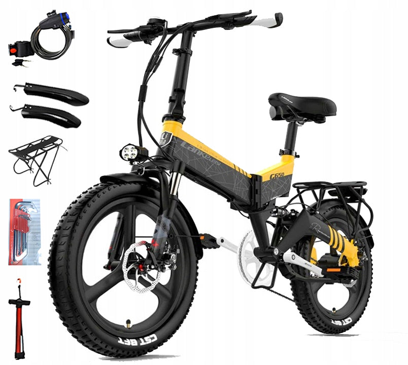 Electric vehicles LANKELEISI G650 500W 48V 12,8Ah 35KM/H 110HP