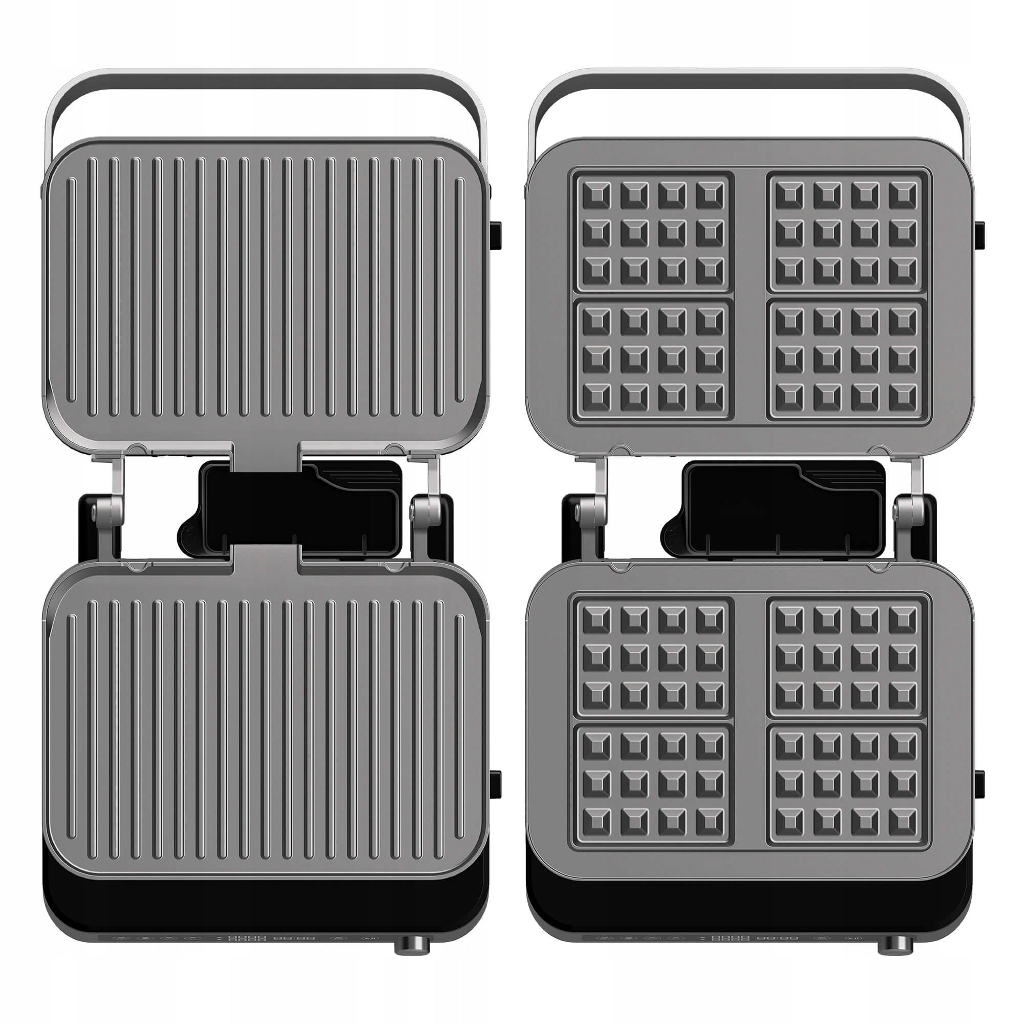 Electric waffle maker 2000W 4 waffles 2x temp adjustment up down TIMER PRO Manufacturer code TT-CG2W Gofrownica