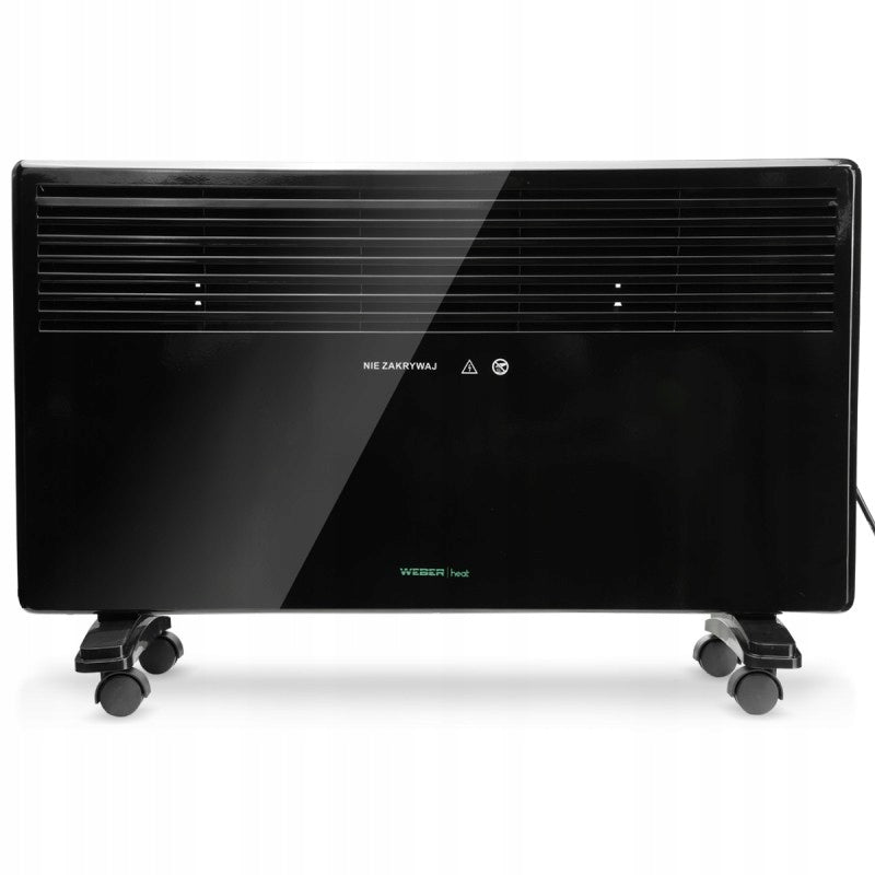 Electric wall convector heater convector 2000 W WEBER Black Brand Weber