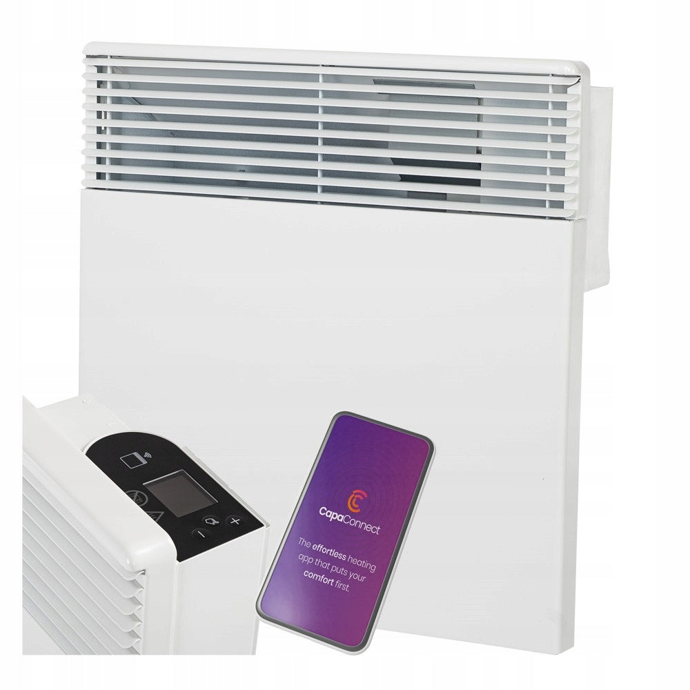 Electric wall heater thermostat programmer 1000W WiFi TACTIC INTUIS