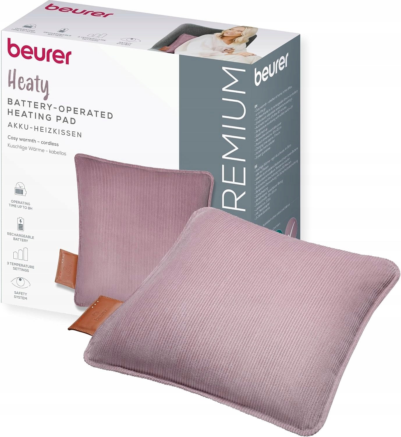 Electric warming cushion BEURER HK 77 Lavender Heaty