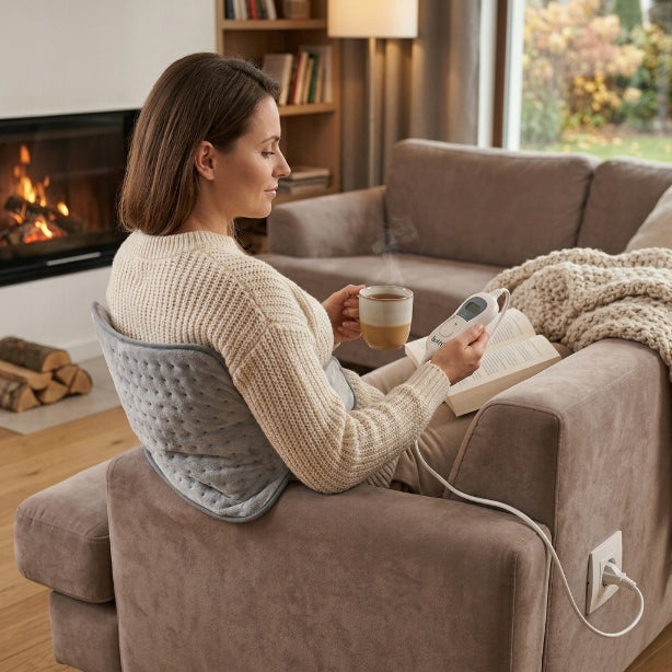 Electric warming cushion Botti Grigio 40x30 cm 100W with remote control Packaging status original