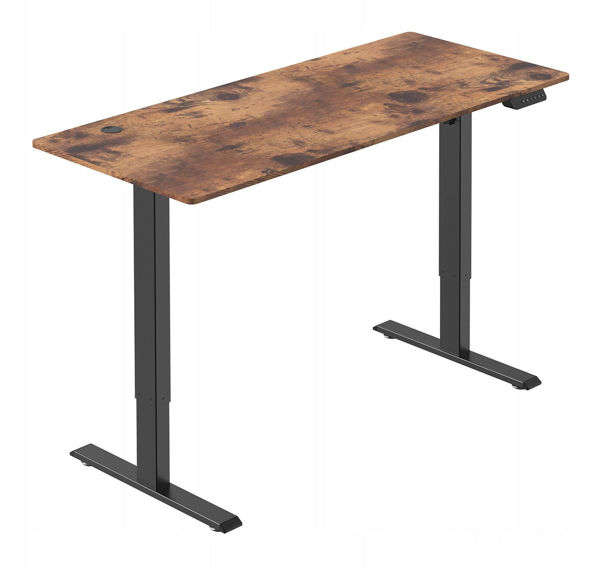Electrically adjustable desk Spacetronik Moris 140 wood/black