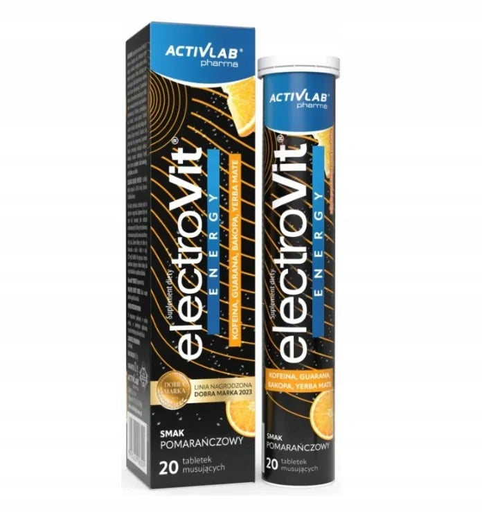 ElectroVit Energy ActivLab taste orange tabl. sparkling 20 pcs.