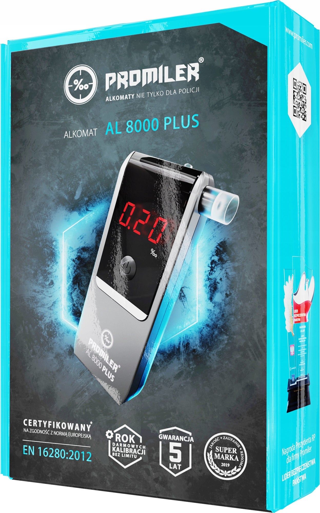 Electrochemical breathalyzer PROMILER AL 8000 Plus Kind electrochemical