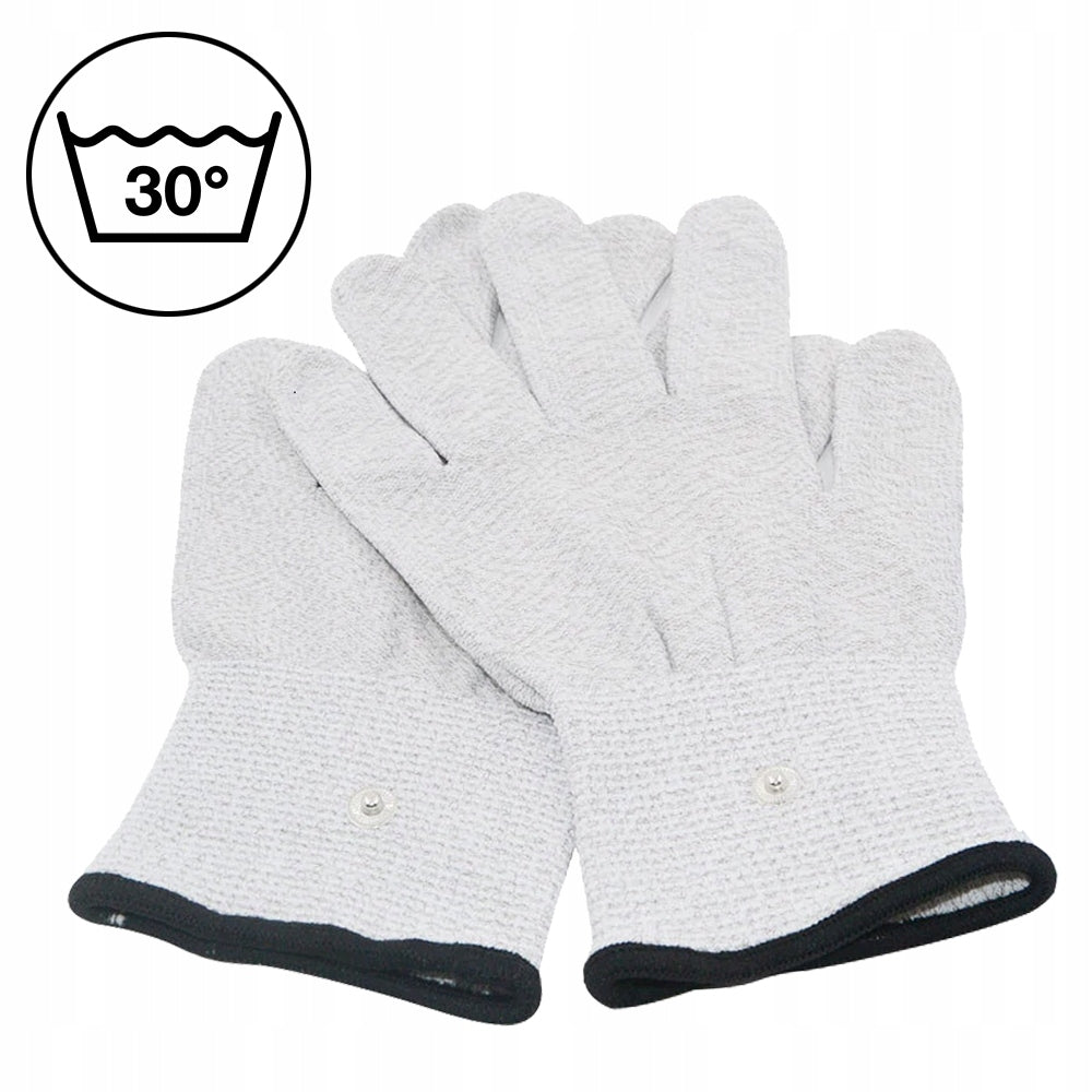 Electrode conductive gloves TENS EMS electrostimulator rehabilitation Manufacturer code R-227-L+2