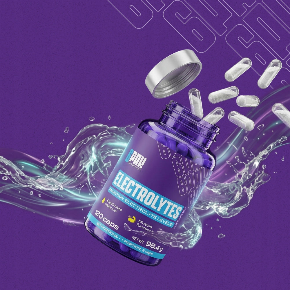 Electrolytes 120 Kaps Forte Complex Magnesium Potassium Zinc Chloride Muscle Strength Manufacturer code Minerały w kapsułkach, tabletkach, sód keto