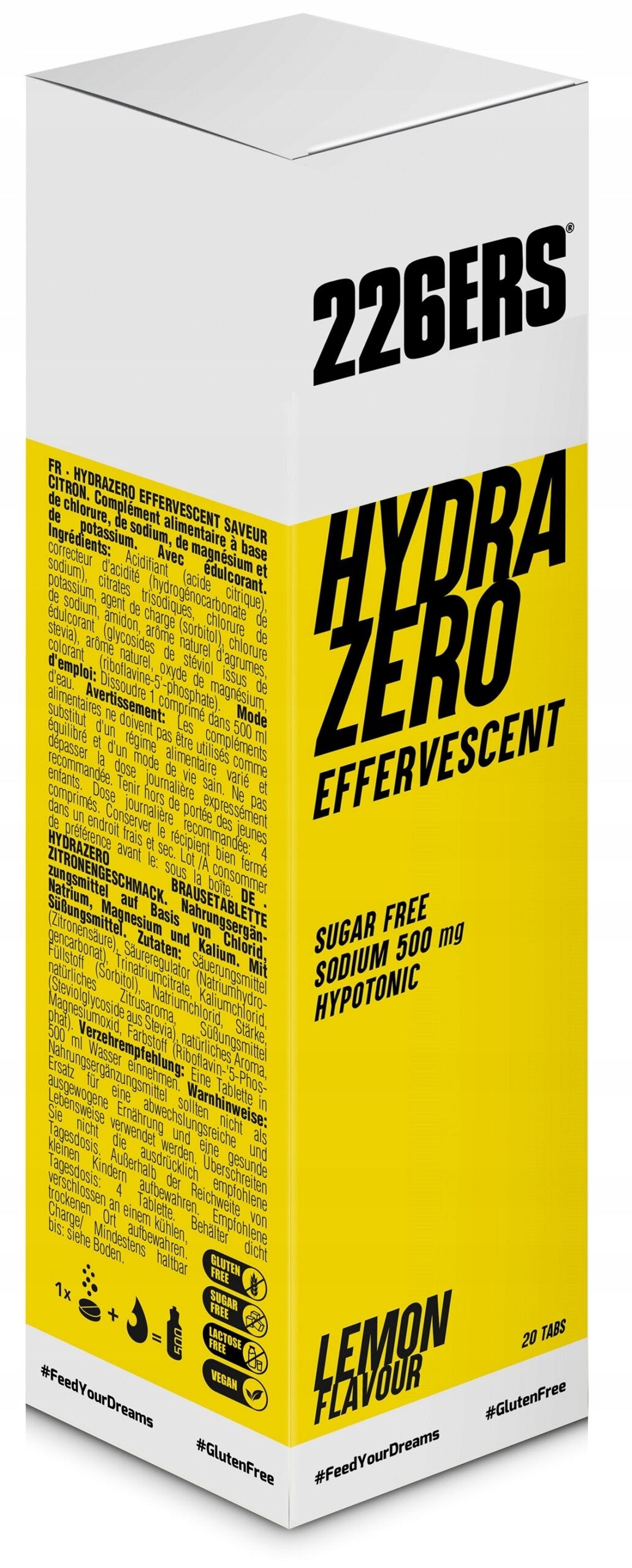 Electrolytes 226ERS Hydrazero Effervescent Lemon (20 tablets) Brand 226ers