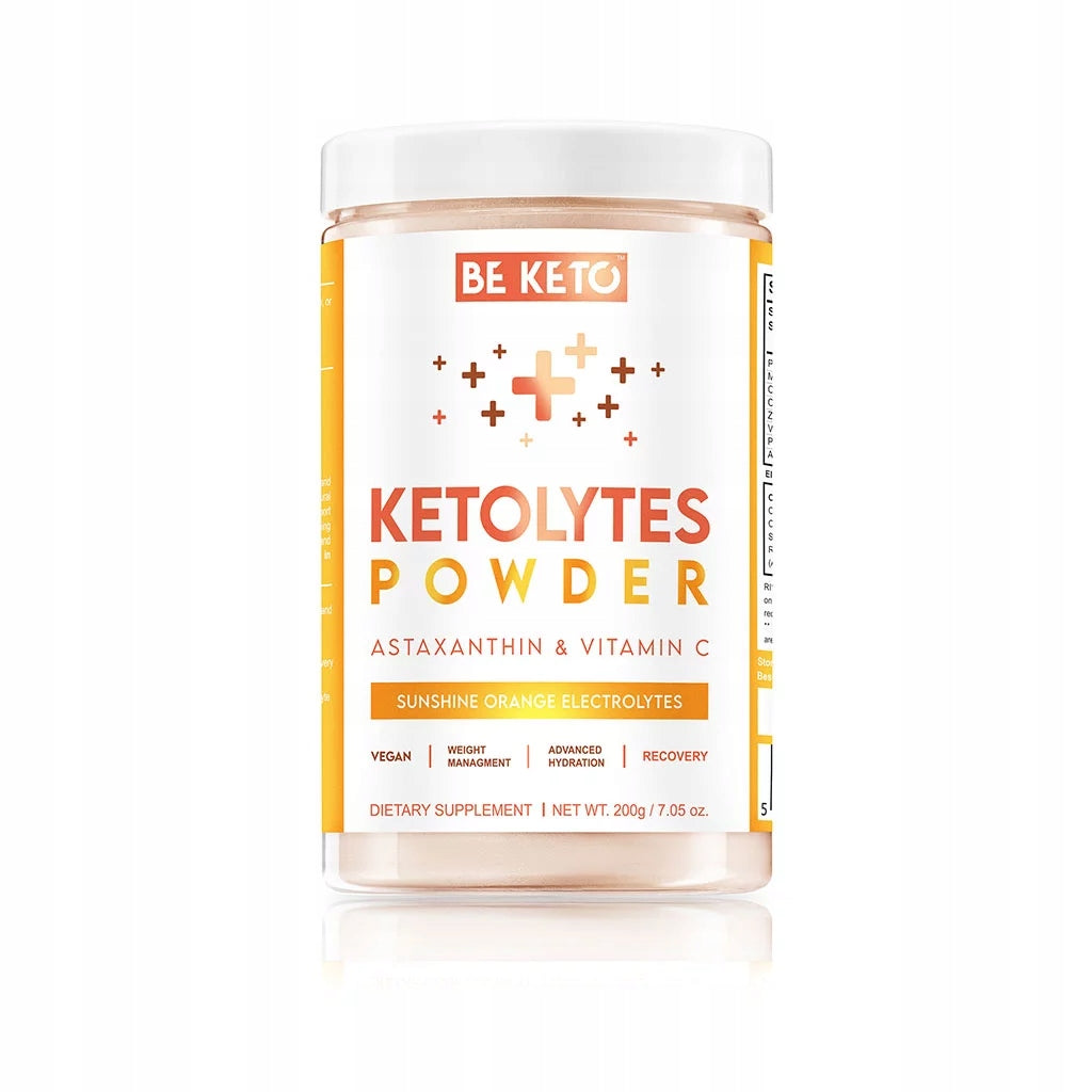 Electrolytes BeKeto Ketolytes Astaxanthin & Vitamin C Orange 200 g