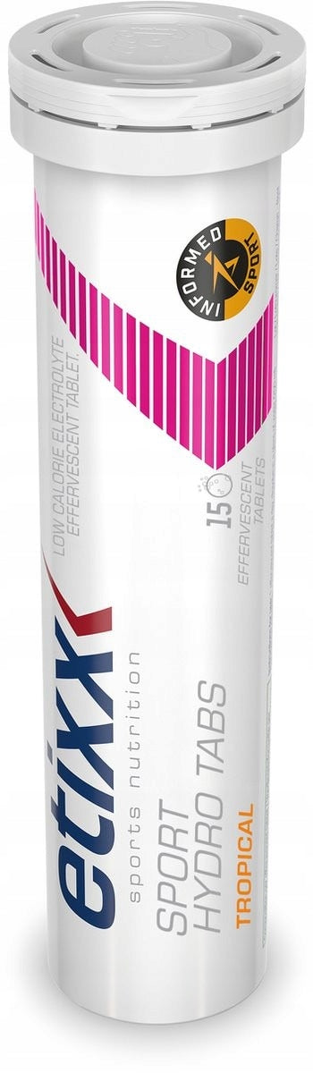 Electrolytes Etixx Sport Hydro Tabs Tropical 15 pcs sodium potassium calcium magnesium