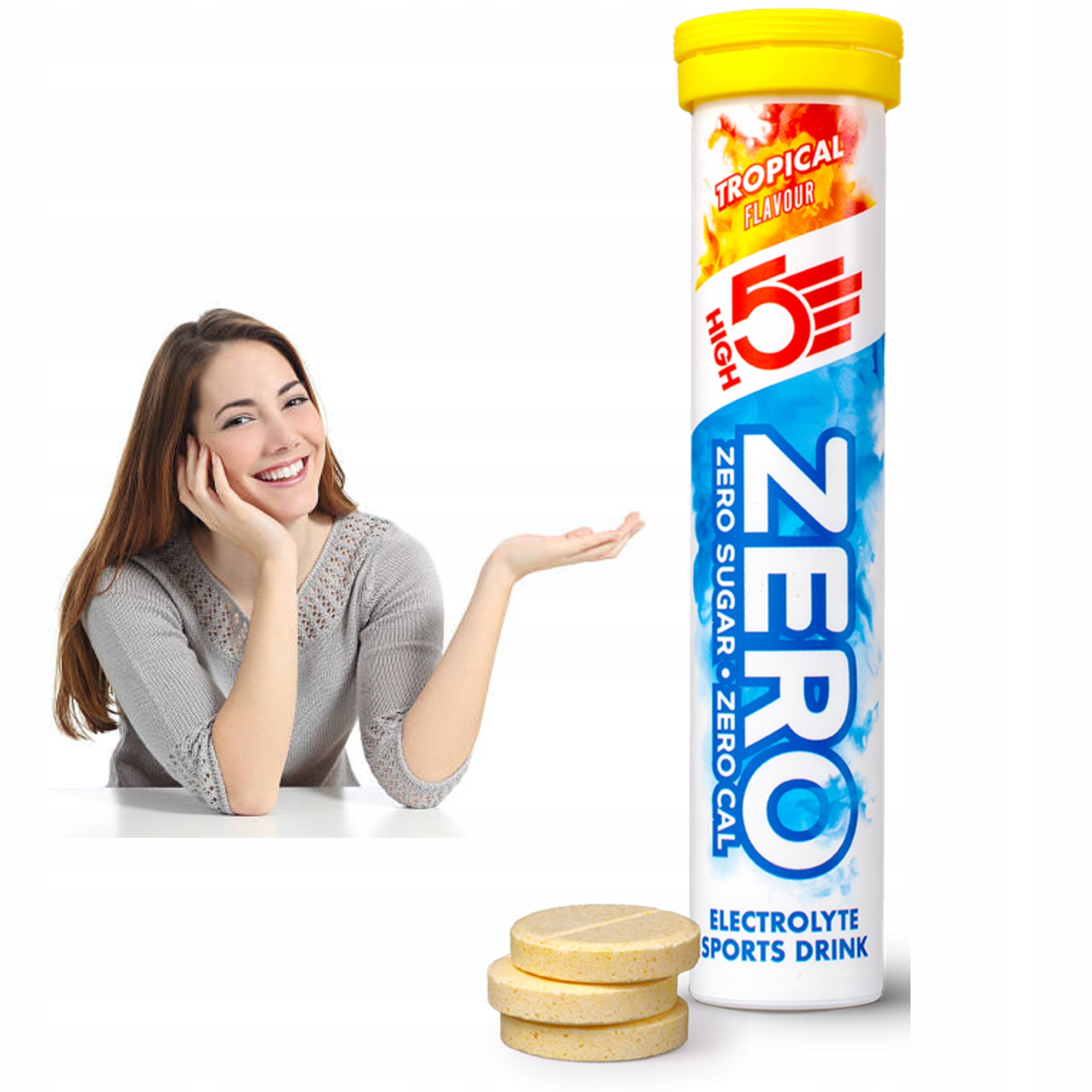 Electrolytes Magnesium, potassium Take care of hydration effervescent tablets High5 Zero