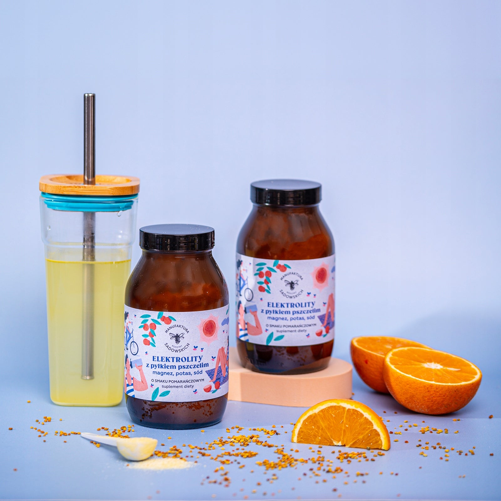 Electrolytes Manufaktura Rodziny Sadowskich orange powder 390 g Brand Manufaktura Rodziny Sadowskich
