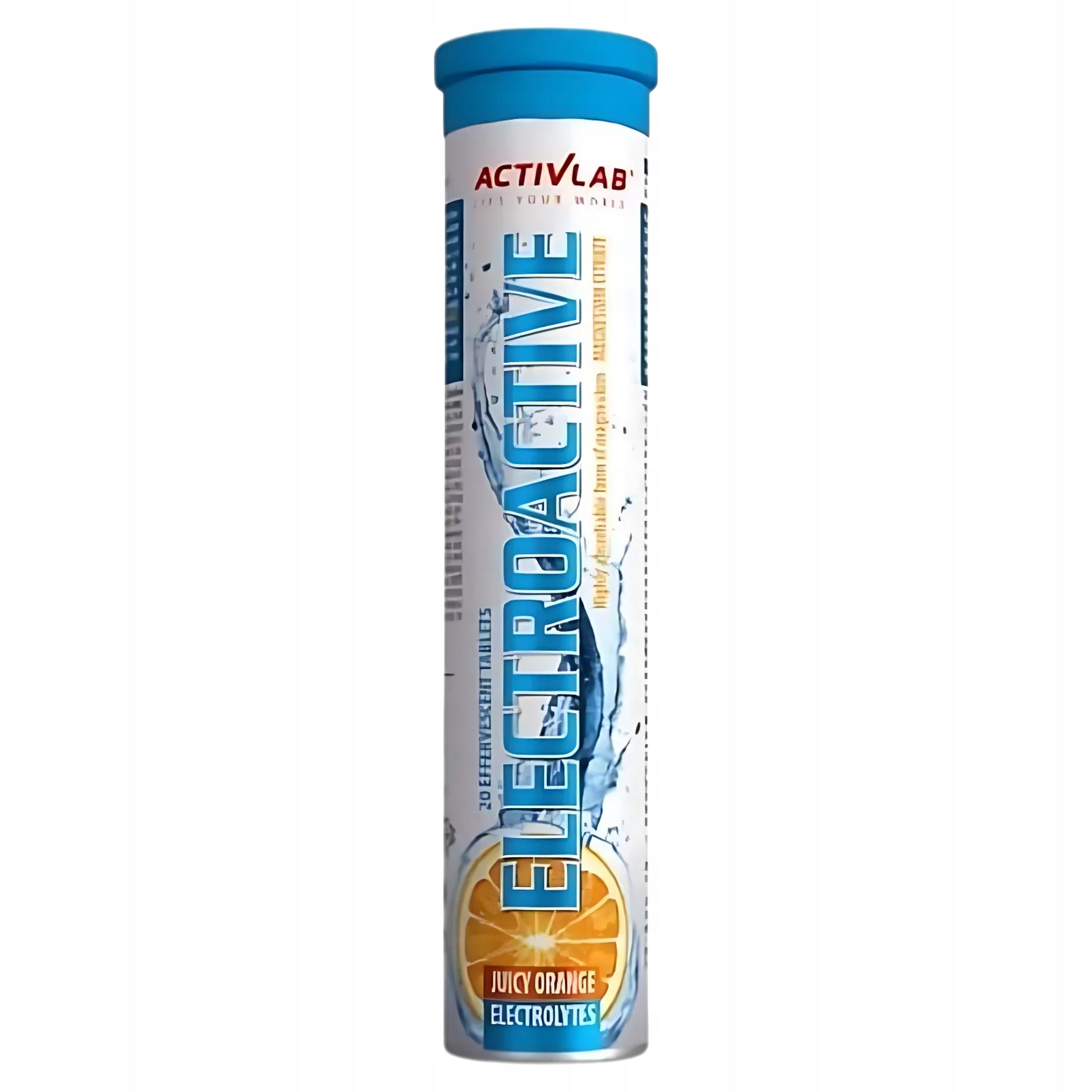 Electrolytes Orange Activlab Electroactive Glucose 20 effervescent Expiration date at least 1 year from the date of purchase