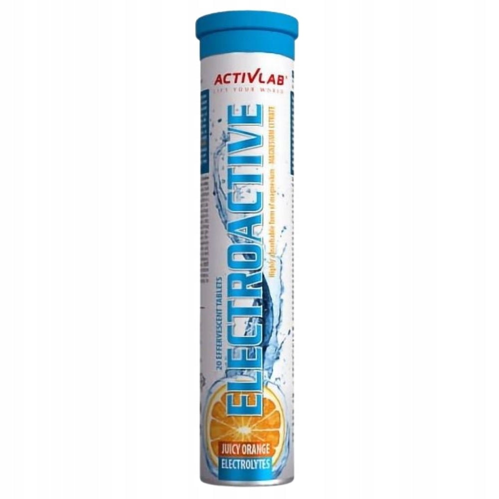 Electrolytes Orange Activlab Electroactive Glucose 20 effervescent Packaging status original