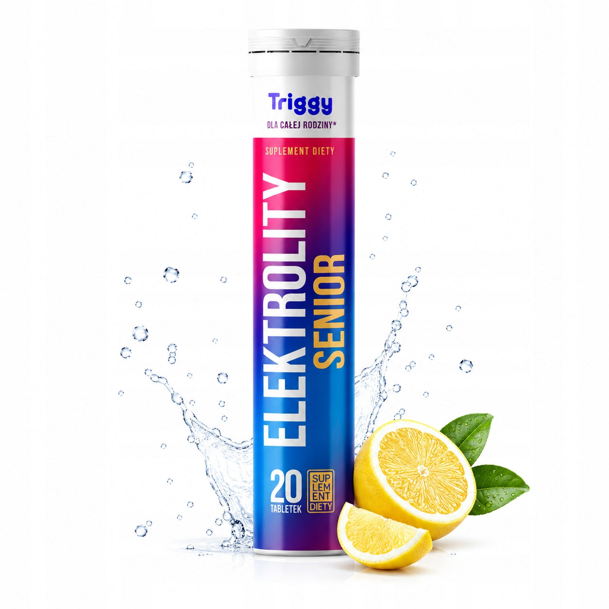 Electrolytes Senior No Added Sugar Triggy 20 effervescent tablets