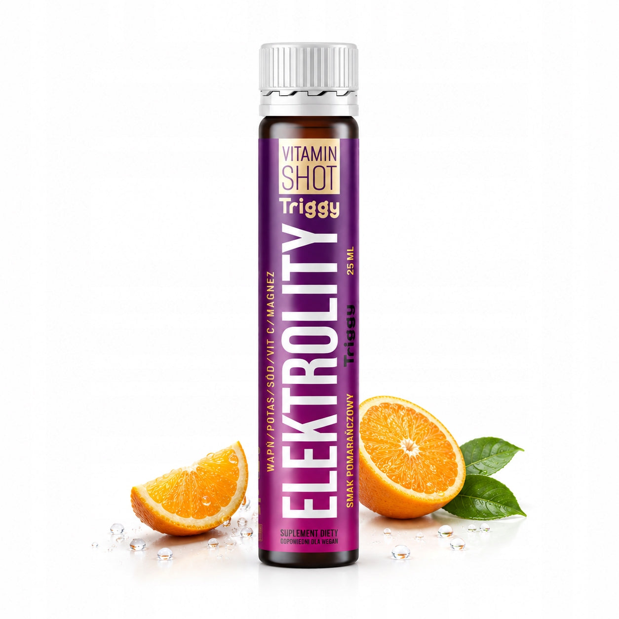 Electrolytes Shot Triggy Without Sugar Orange 25 ml